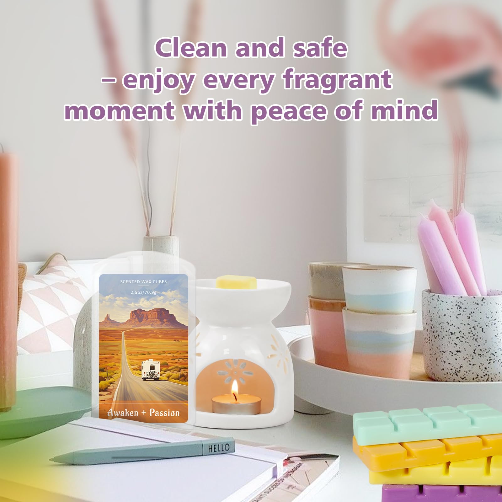 Wax Melts Wax Cubes Strong Scent for Healing