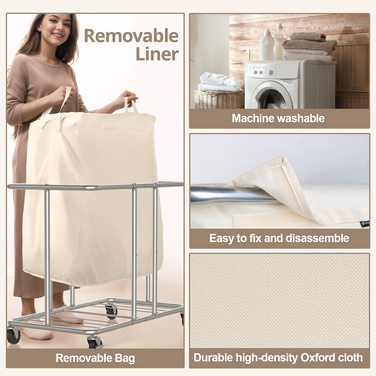 Rolling Laundry Hamper 2