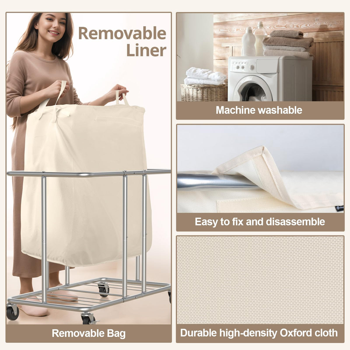 Rolling Laundry Hamper 2