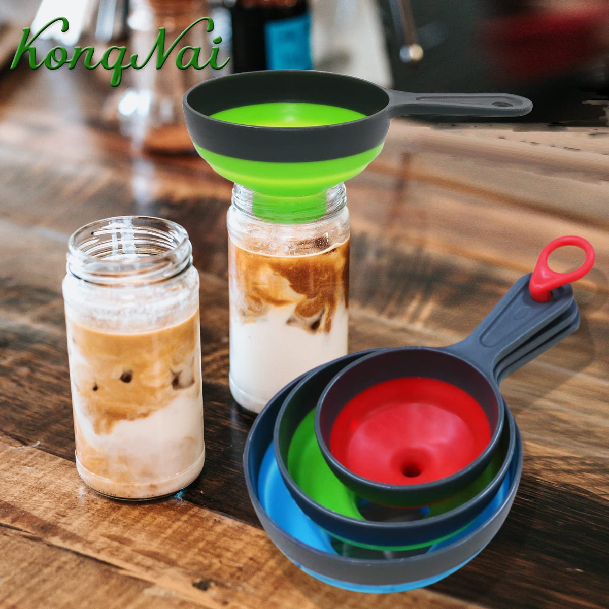 Canning Funnel for Wide and Regular Jars (3 Count)