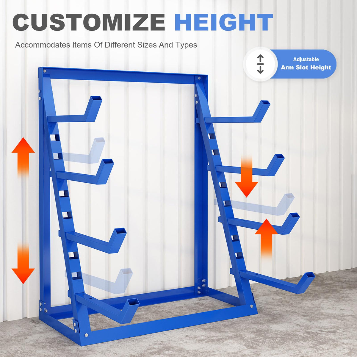 Steel Lumber & Pipe Storage Rack