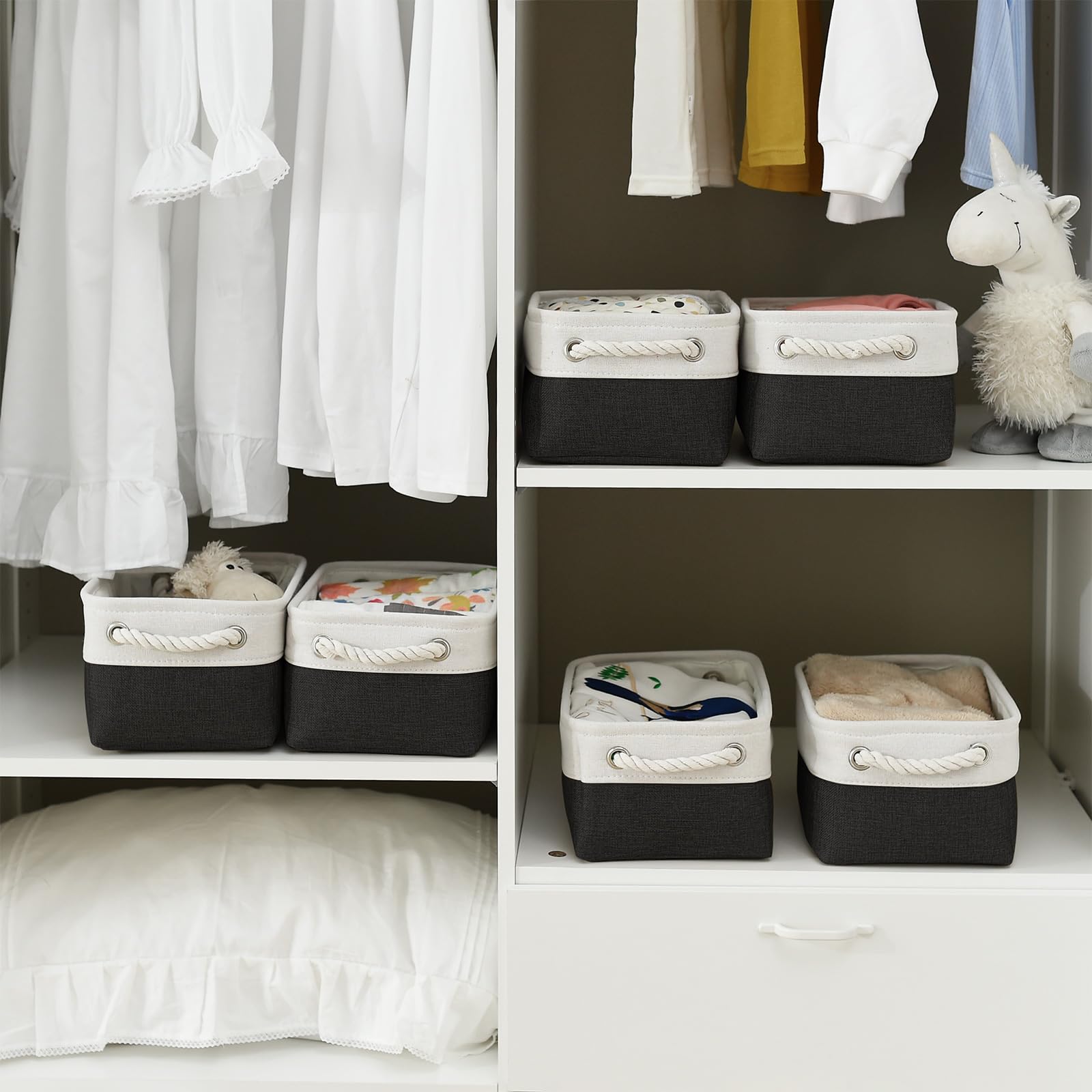 Storage Bins for Shelves (6 Count)