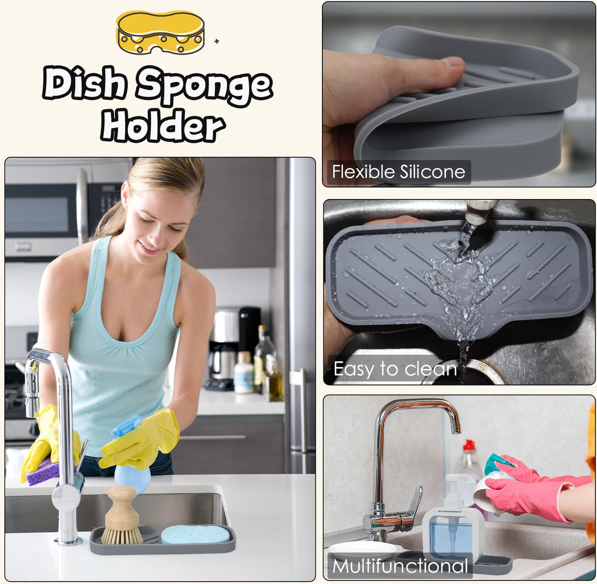 Silicone Bathroom Soap Dishes (3.52 Ounce)
