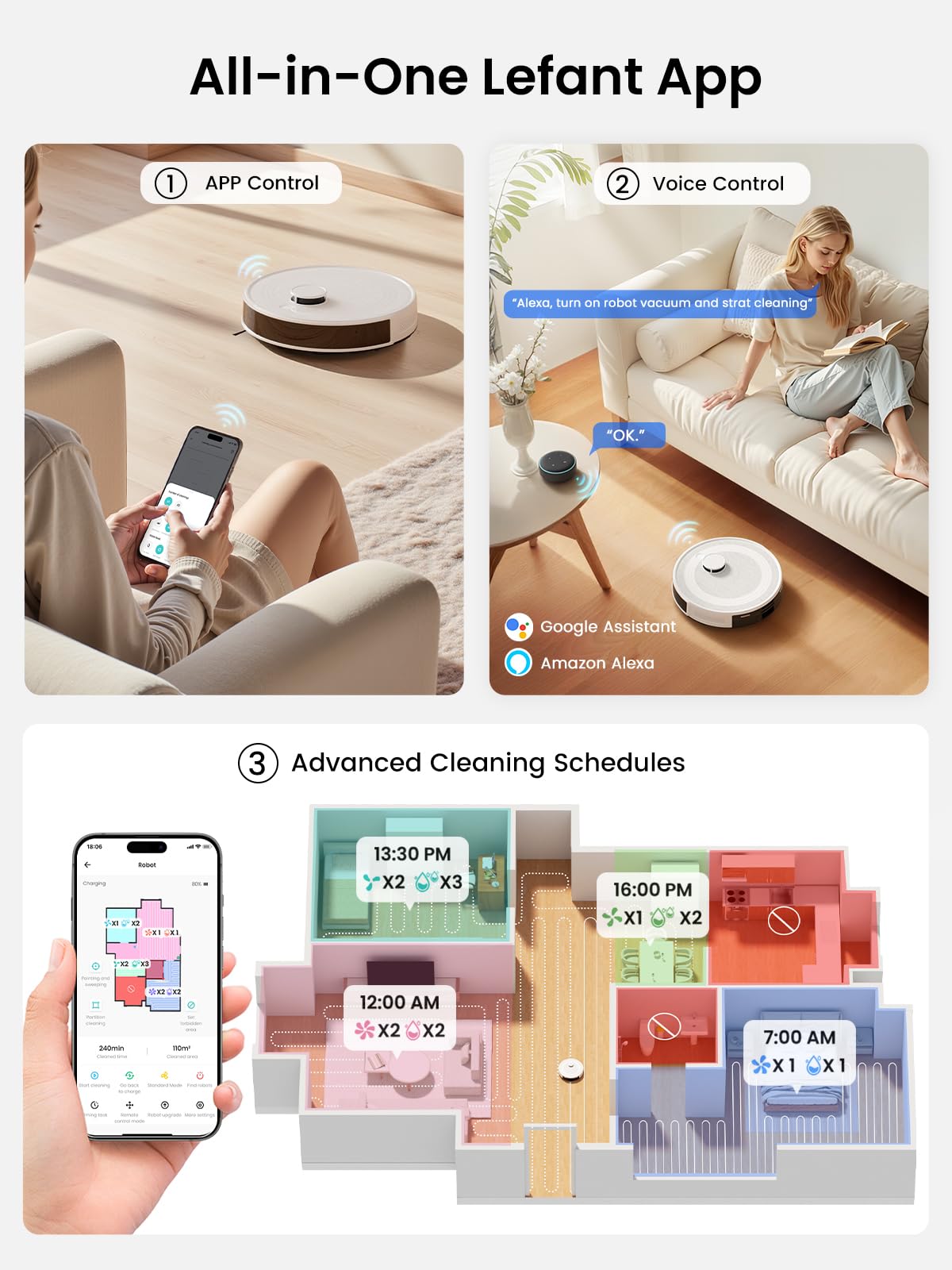 Robot Vacuum and Mop Combo