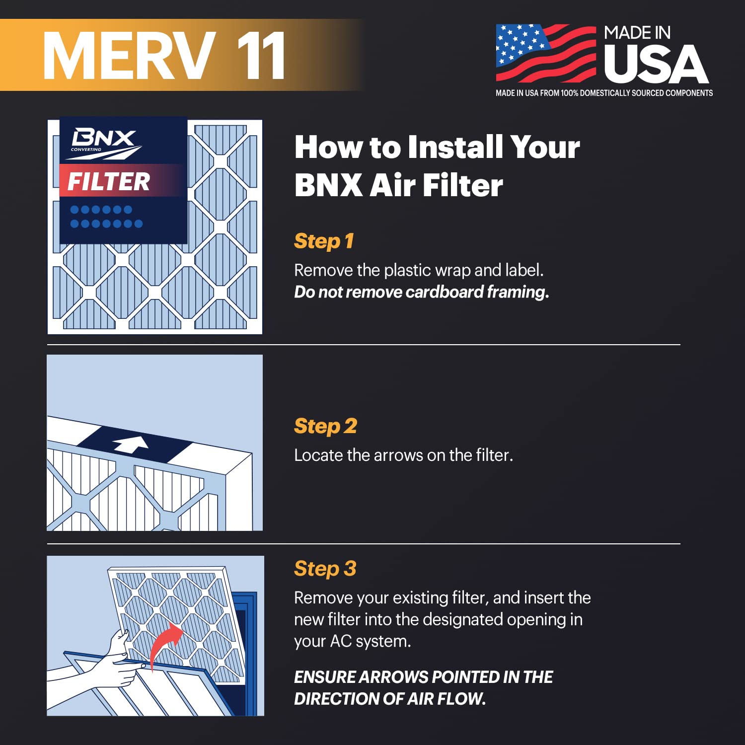 TruFilter 20x22x1 Air Filter MERV 11 (6 Count)