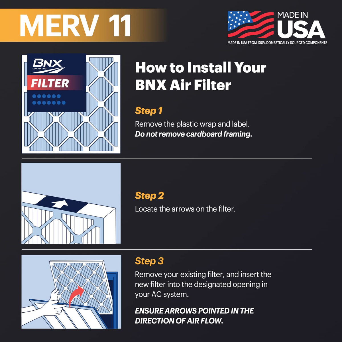 TruFilter 20x25x1 Air Filter MERV 11 (6 Count)