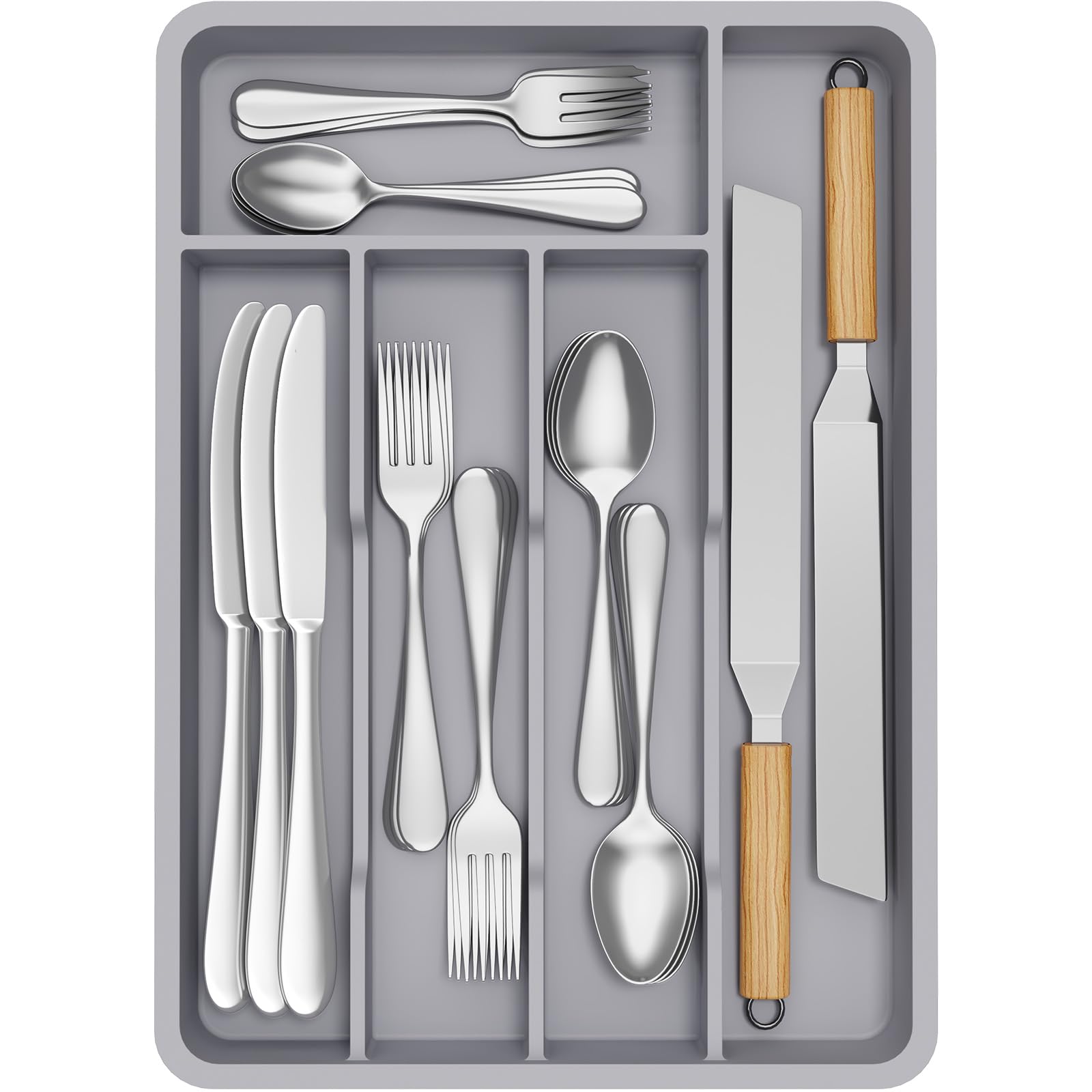 Silverware Drawer Organizer Tray