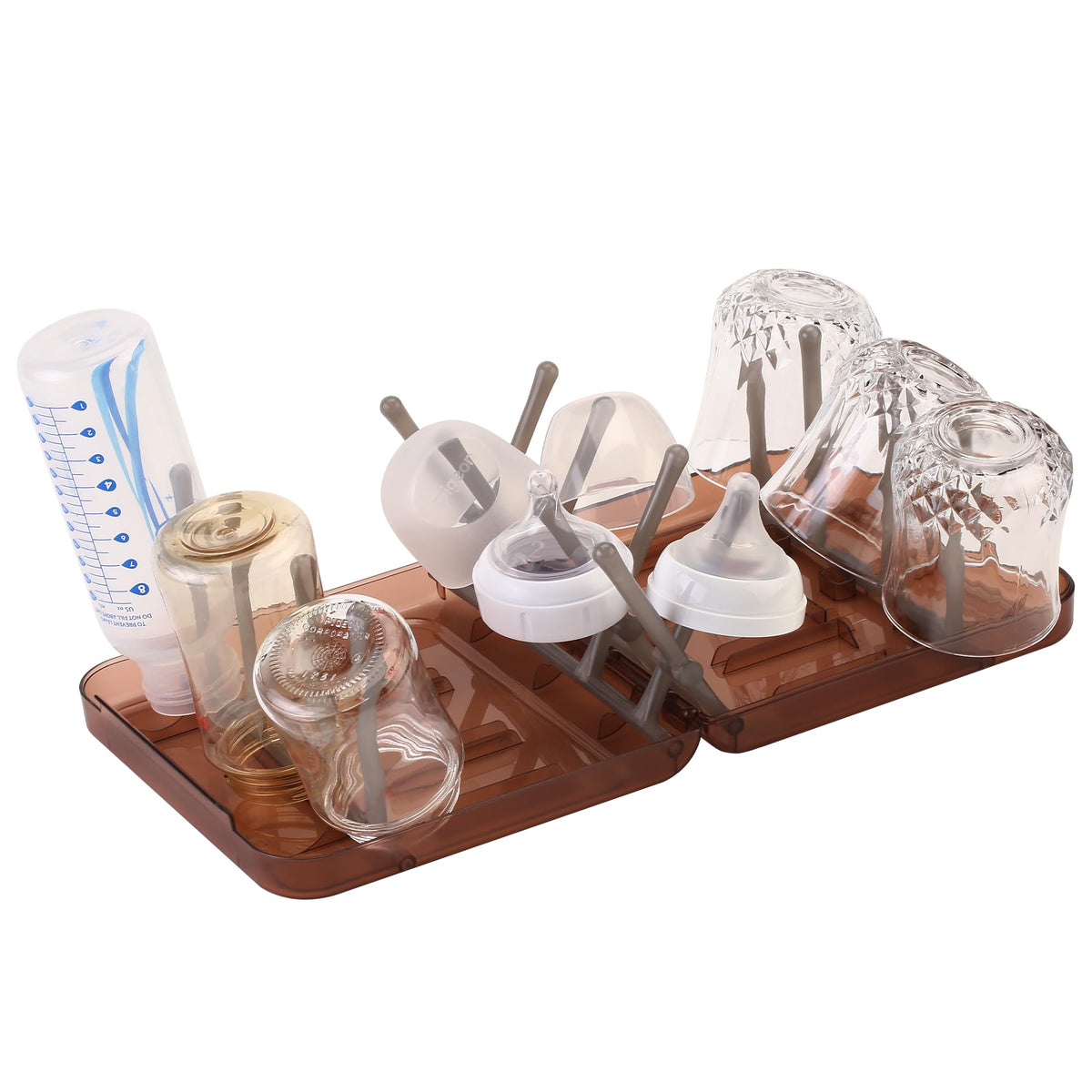 Travel Bottle Drying Rack Space Saving