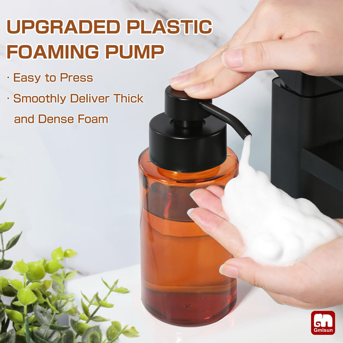 Glass Foaming Soap Dispenser (2 Count)