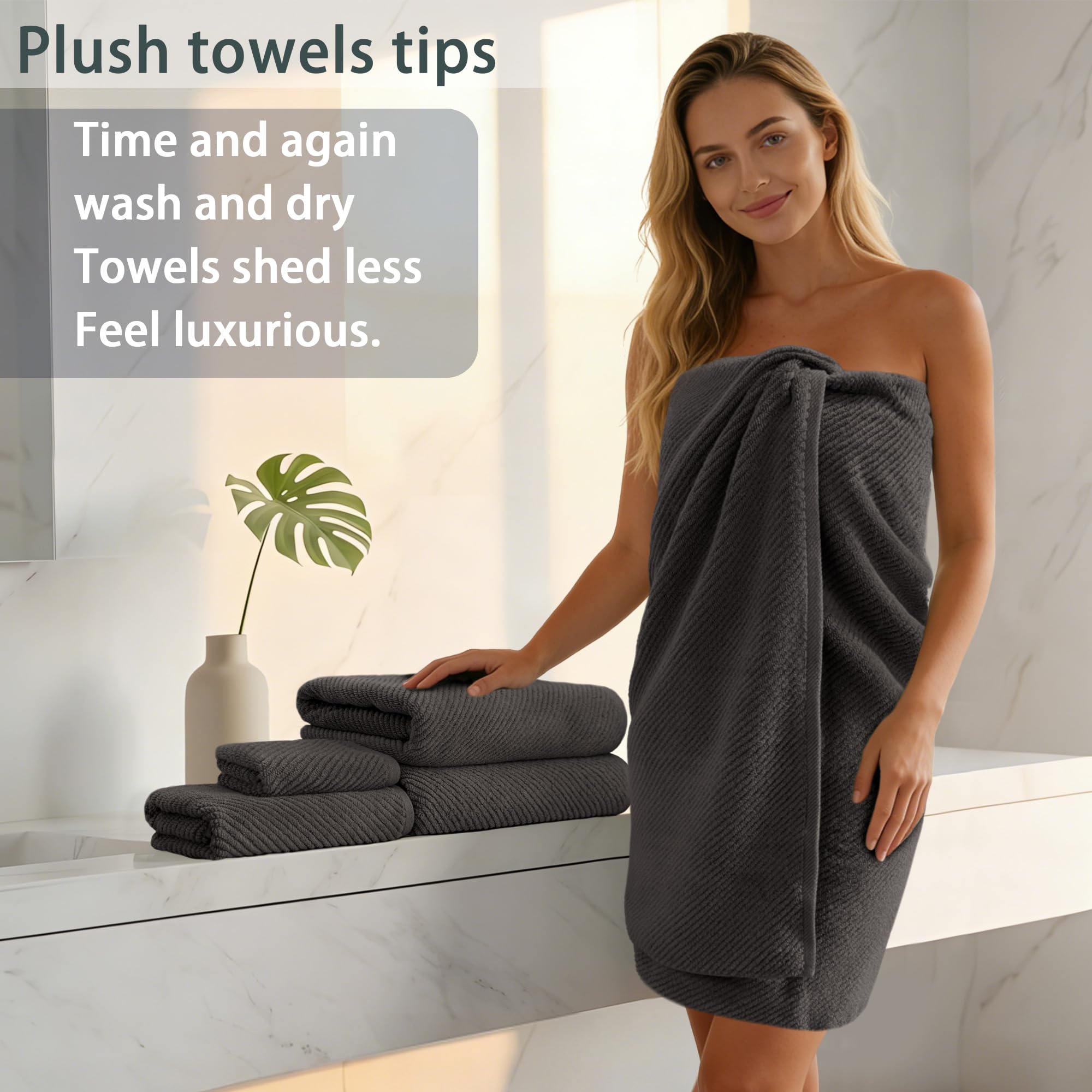 6PC Towel Set (6 Count)