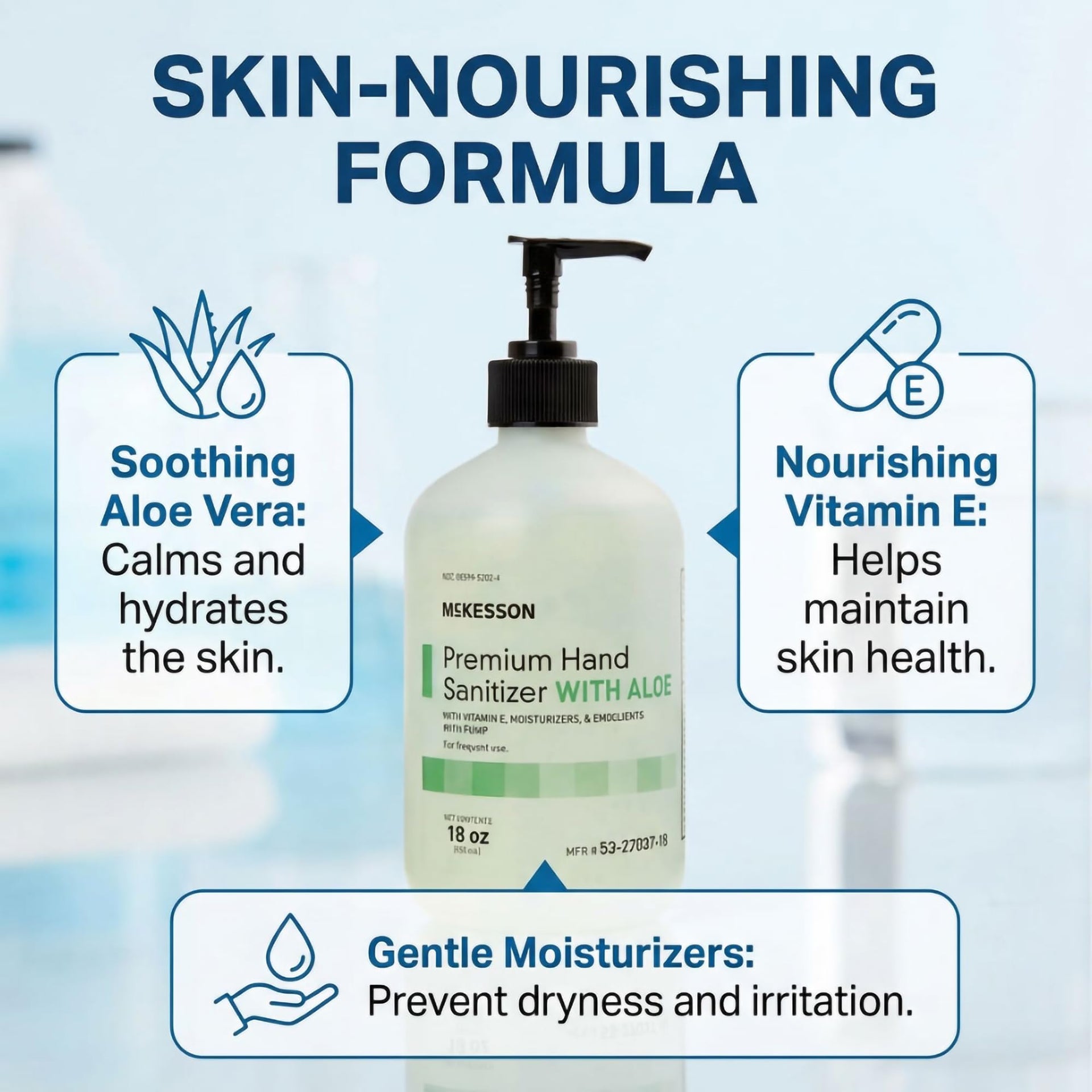 Hand Sanitizer with Aloe (54 Fl Oz)