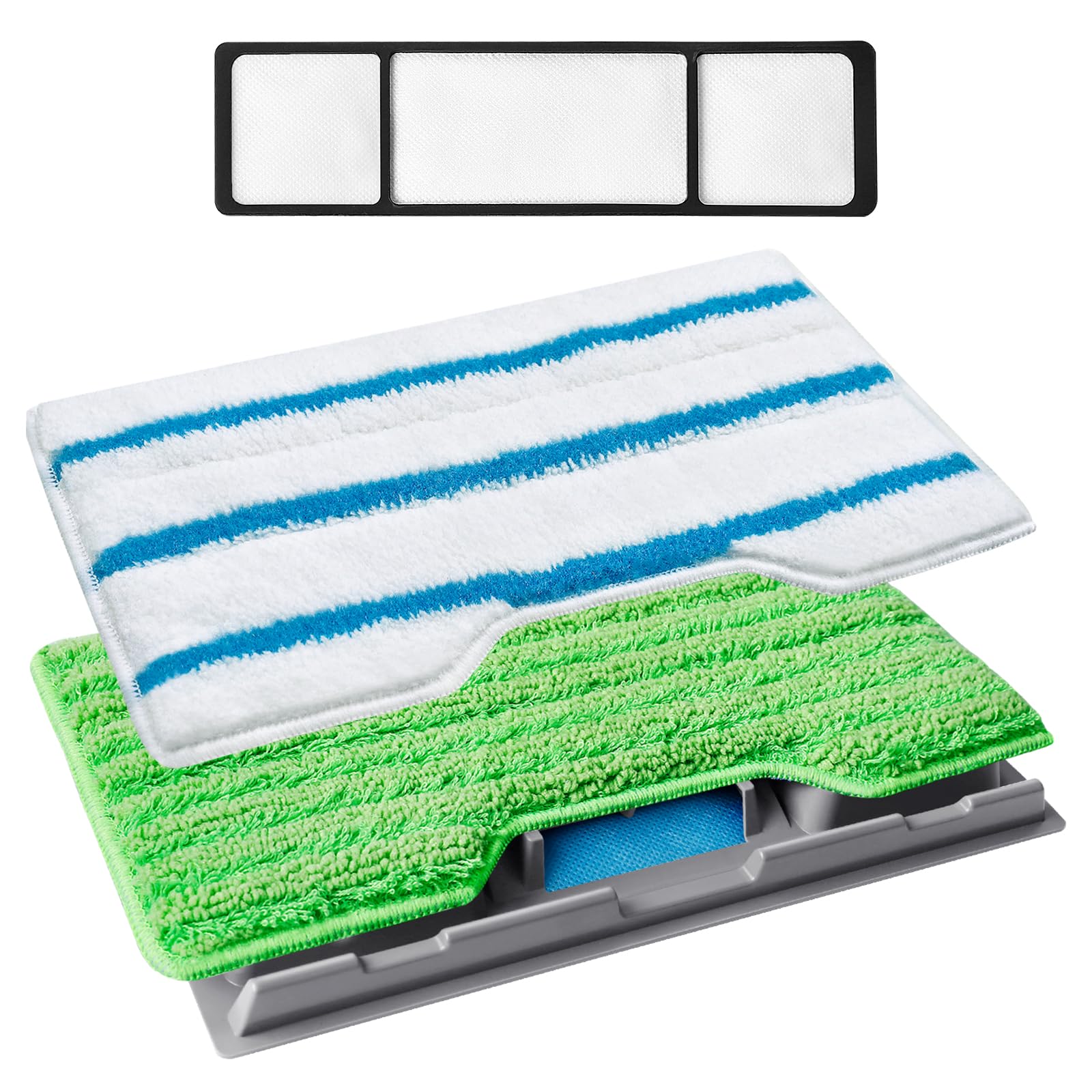 4Pk Mop Pads Compatible with Shark VACMOP VM252 (4 Count)