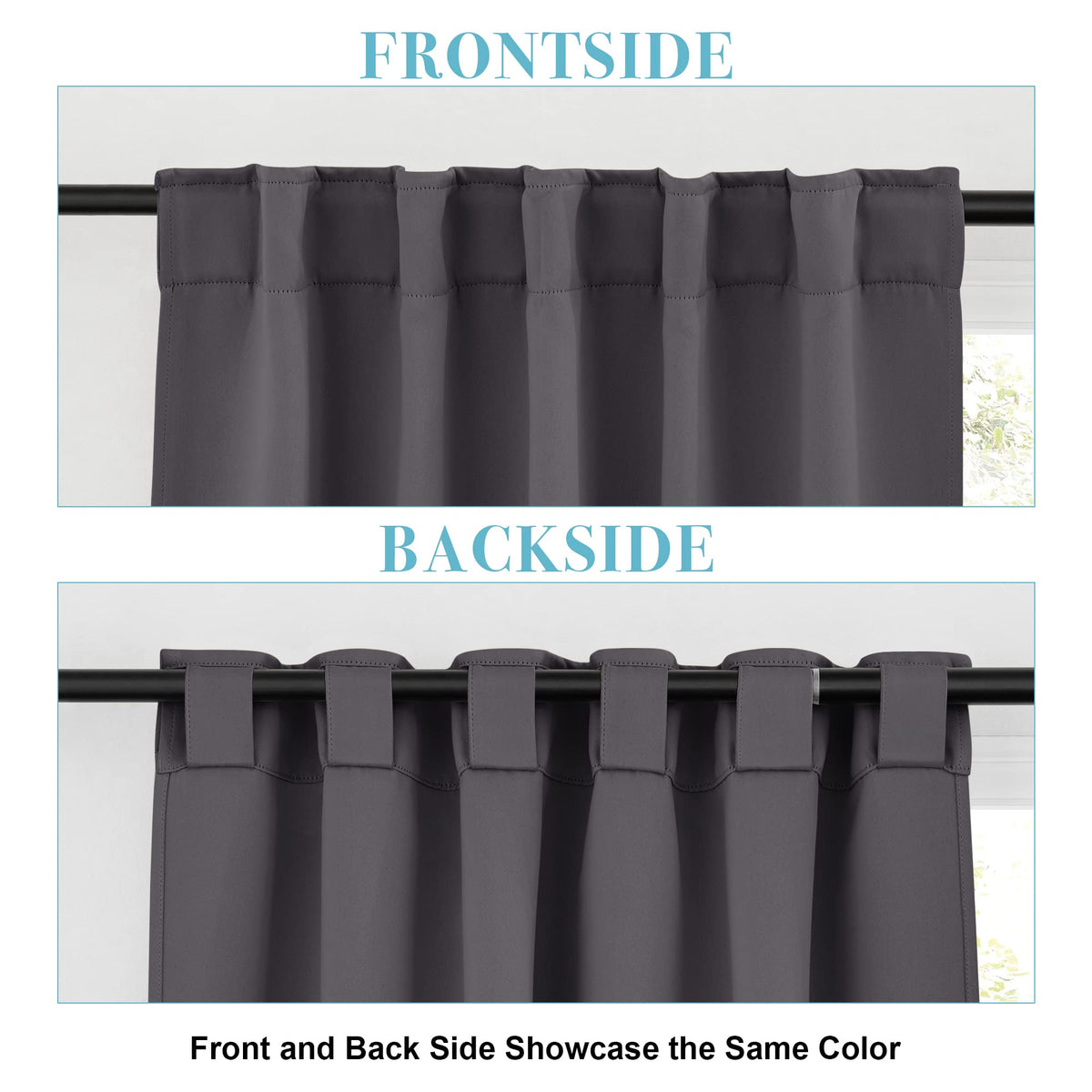 Blackout Curtains 72 inches Long for Bedroom