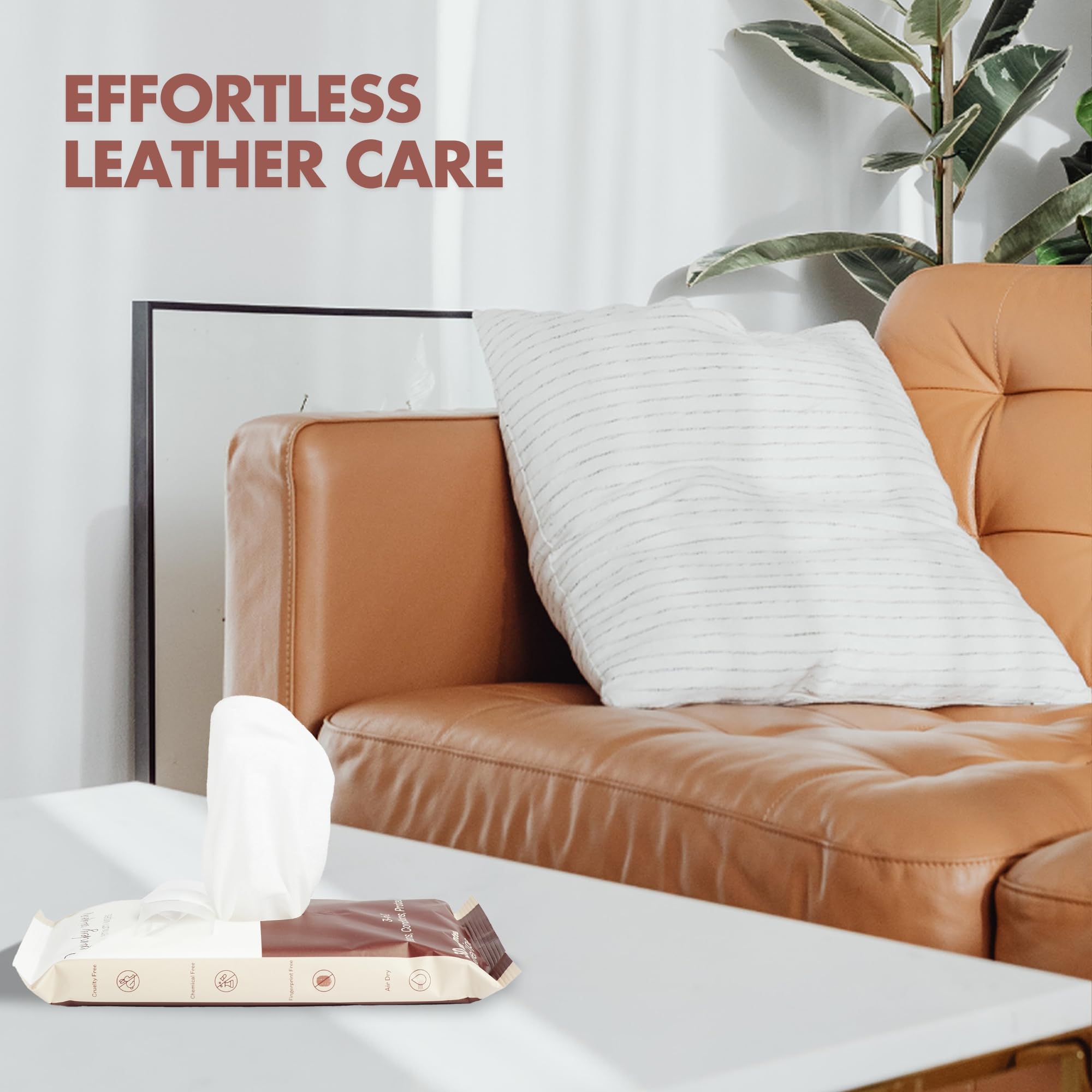 Swanky Leather Wipes (60 Count)
