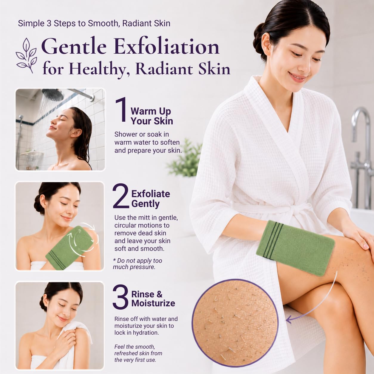 Korean Exfoliating Mitt (5 Count)