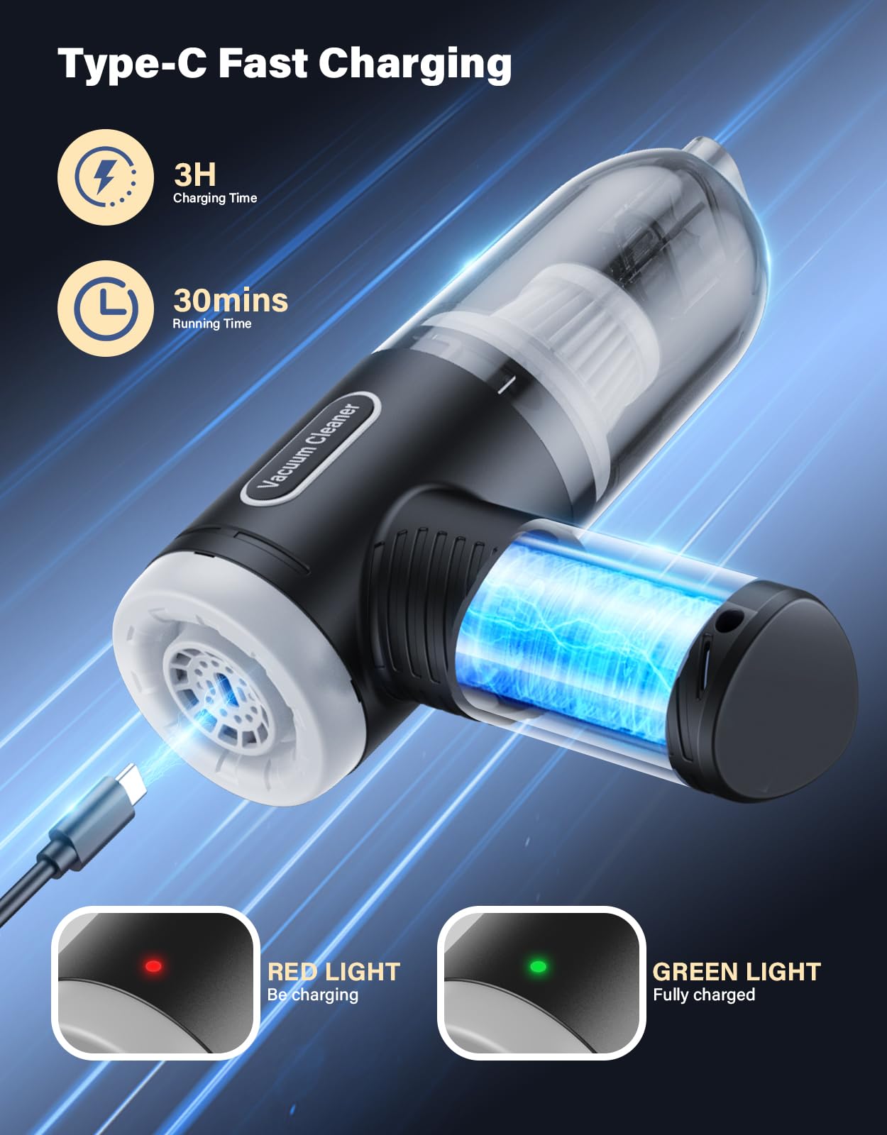 Car Vacuum Portable Cordless