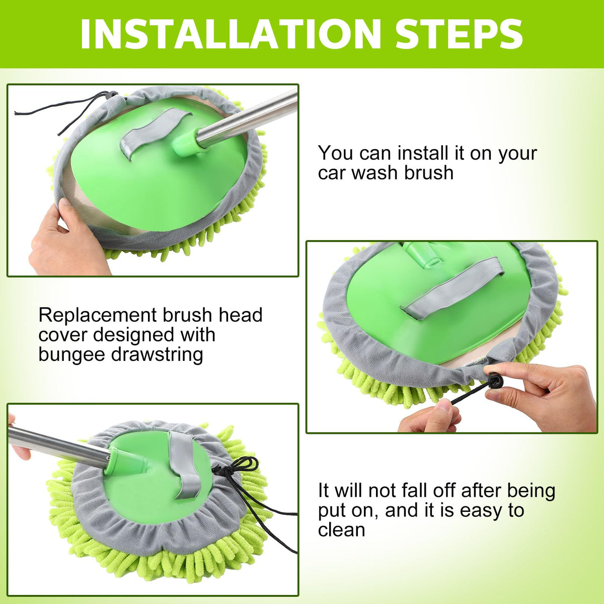 5 Pcs Car Wash Mitt Set (5 Count)