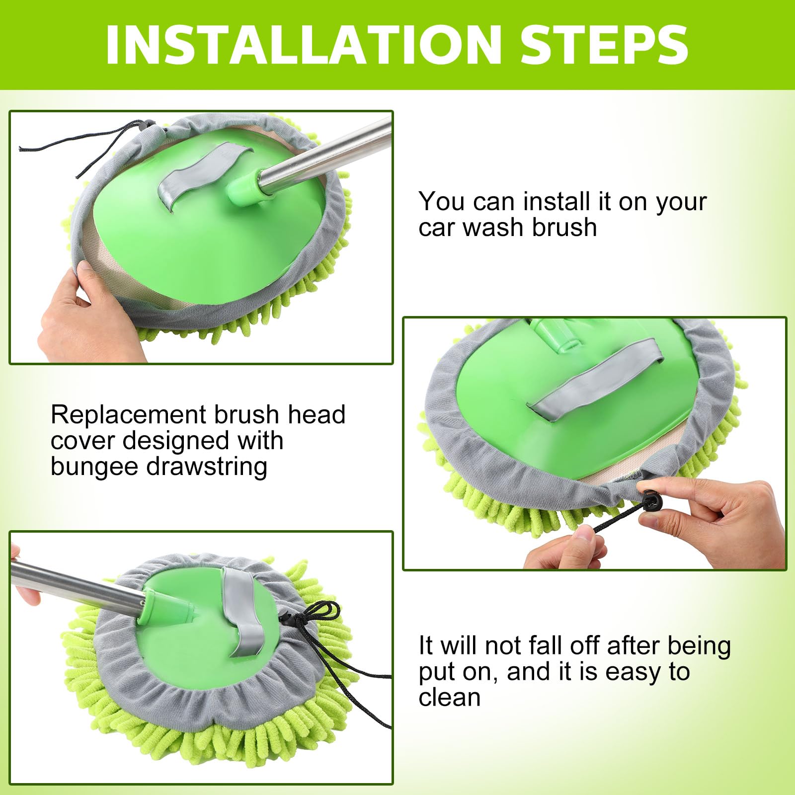 5 Pcs Car Wash Mitt Set (5 Count)
