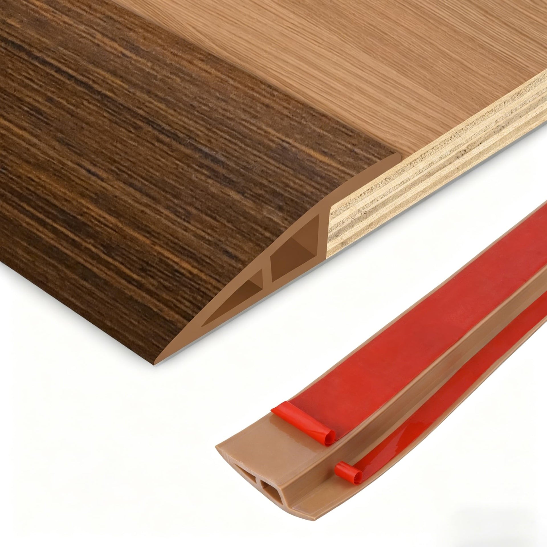 Floor Transition Strip Vinyl Door Threshold Ramp Self Adhesive Carpet Edging Strip Doorway Edge Trim
