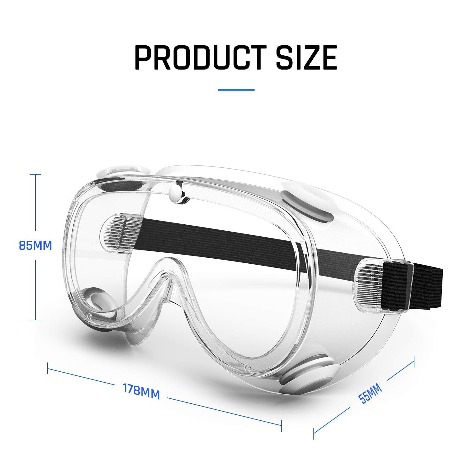 Safety Goggles Medical Goggles Fit Over Eyeglasses Anti