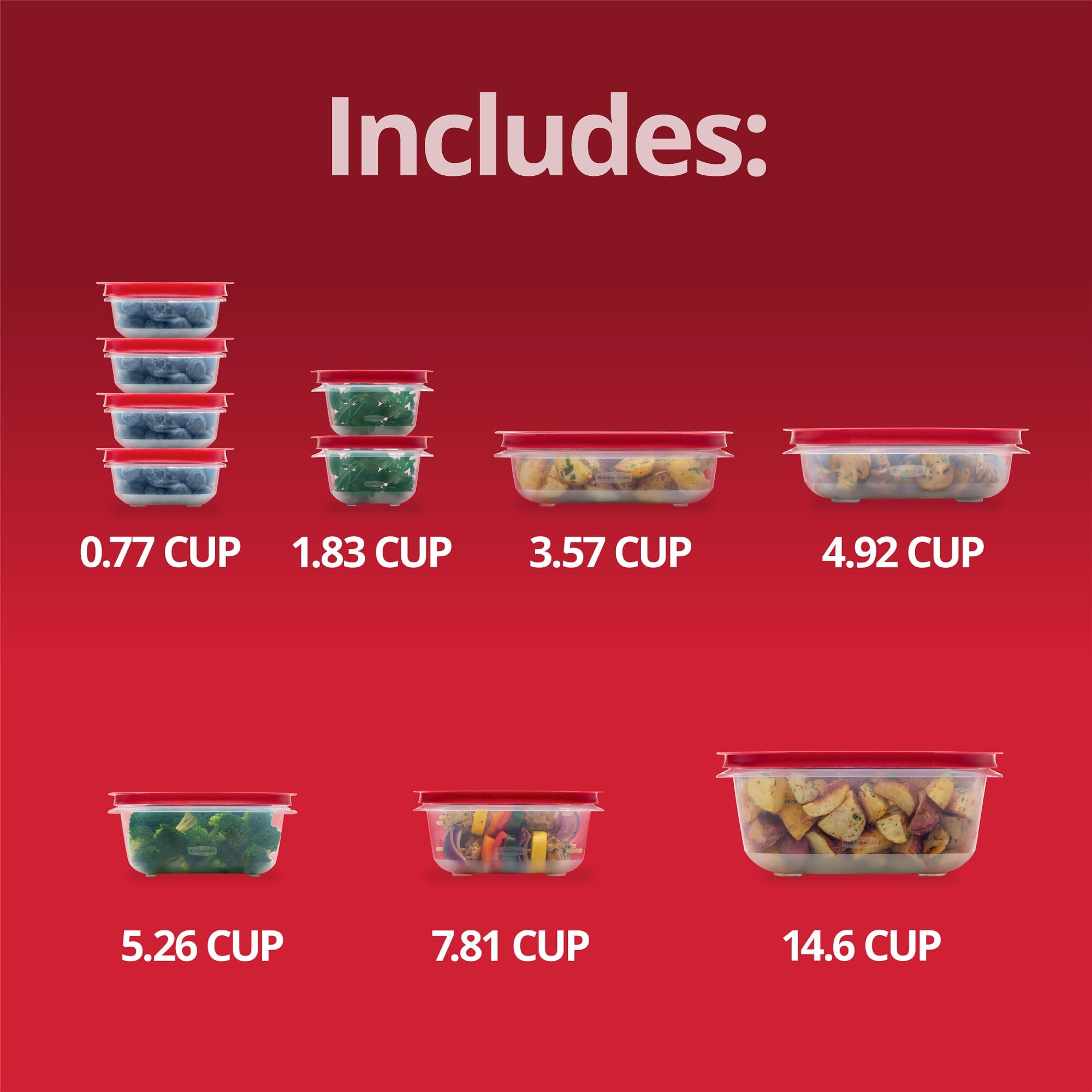 EasyStore Rectangle and Square Containers (22 Count)