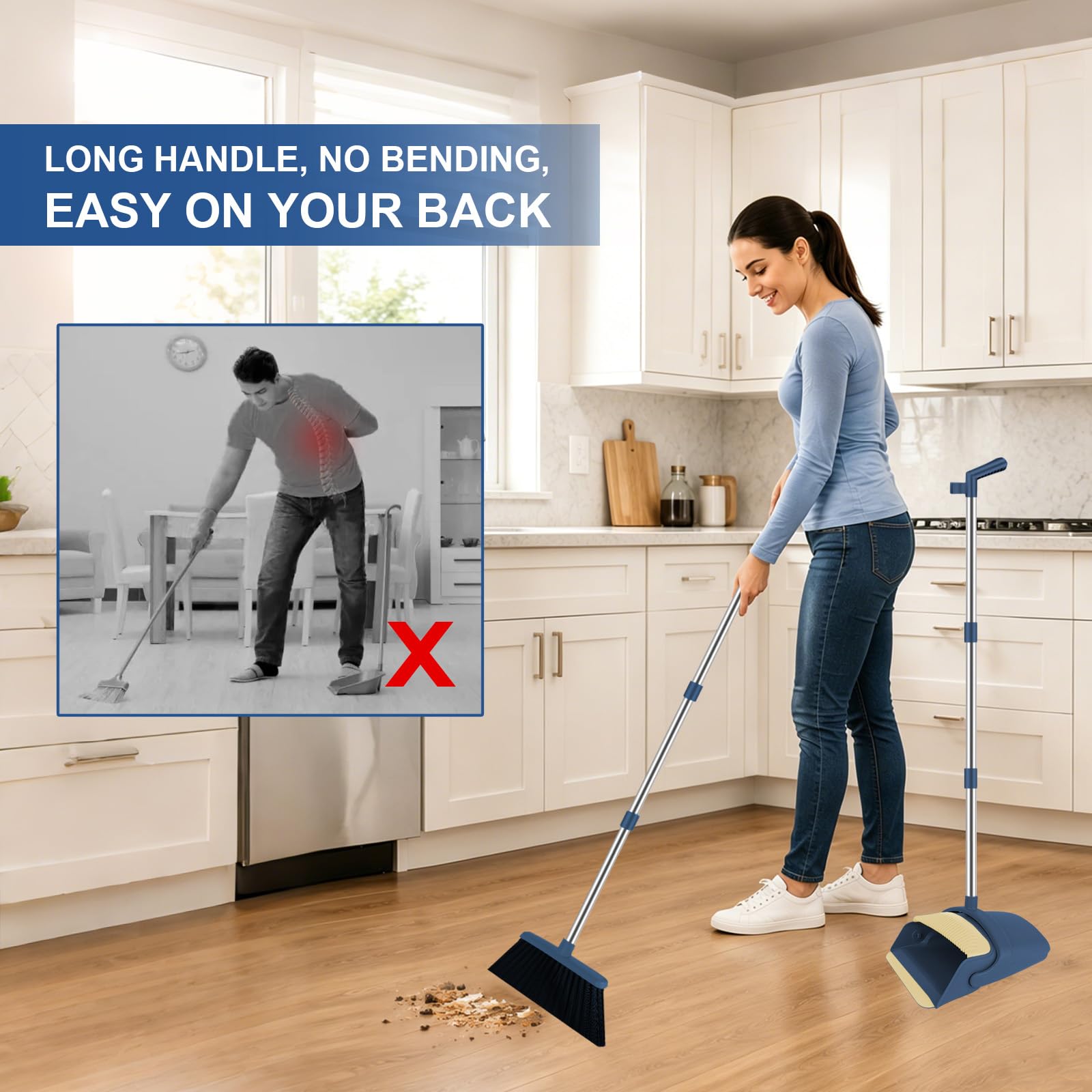 Broom and Dustpan Set