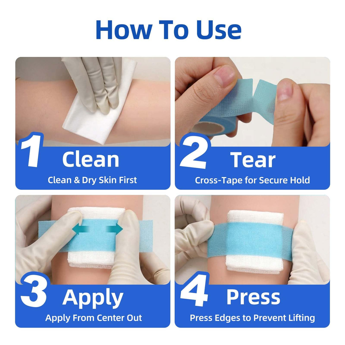 Silicone Medical Tape (6 Count)