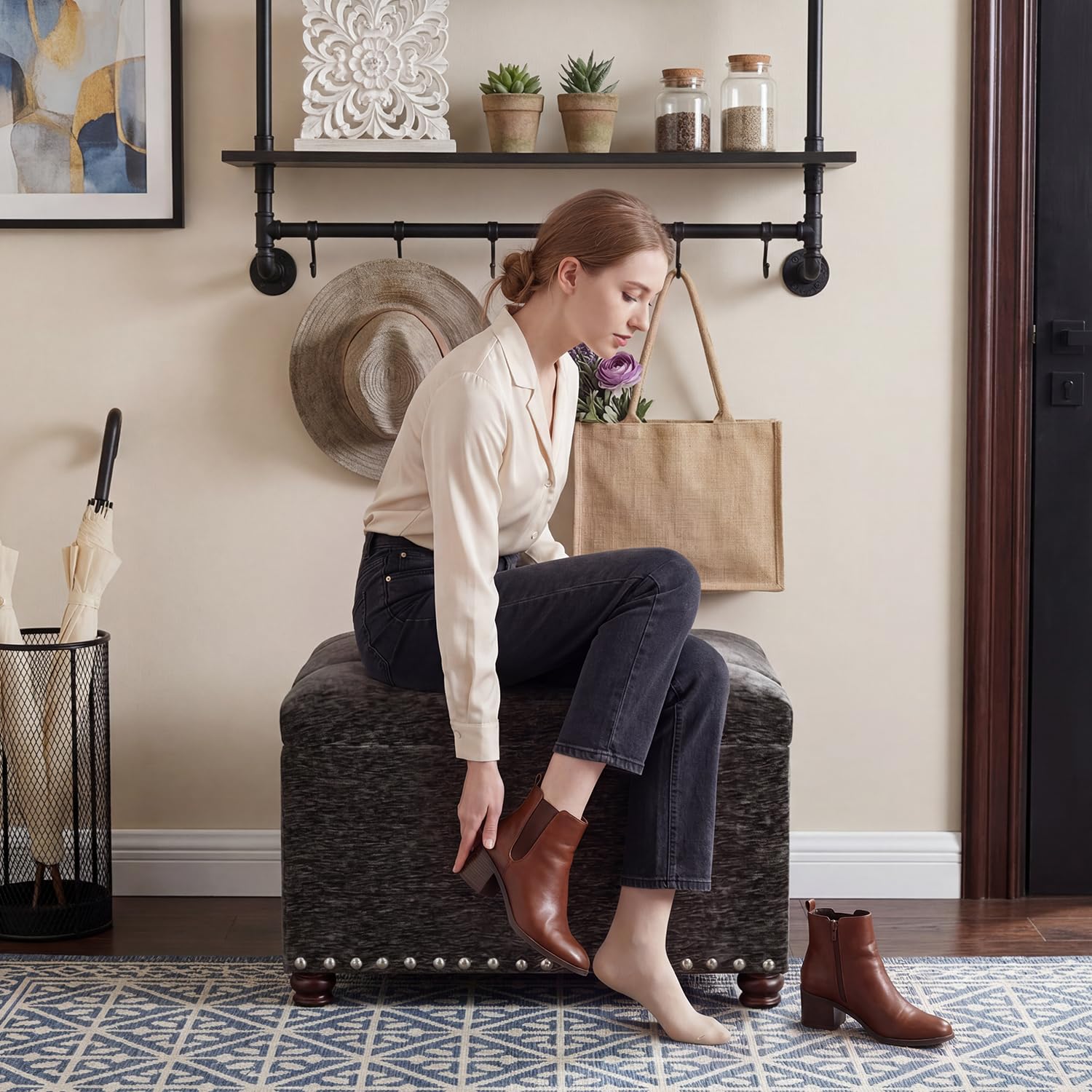 Storage Ottoman Bench
