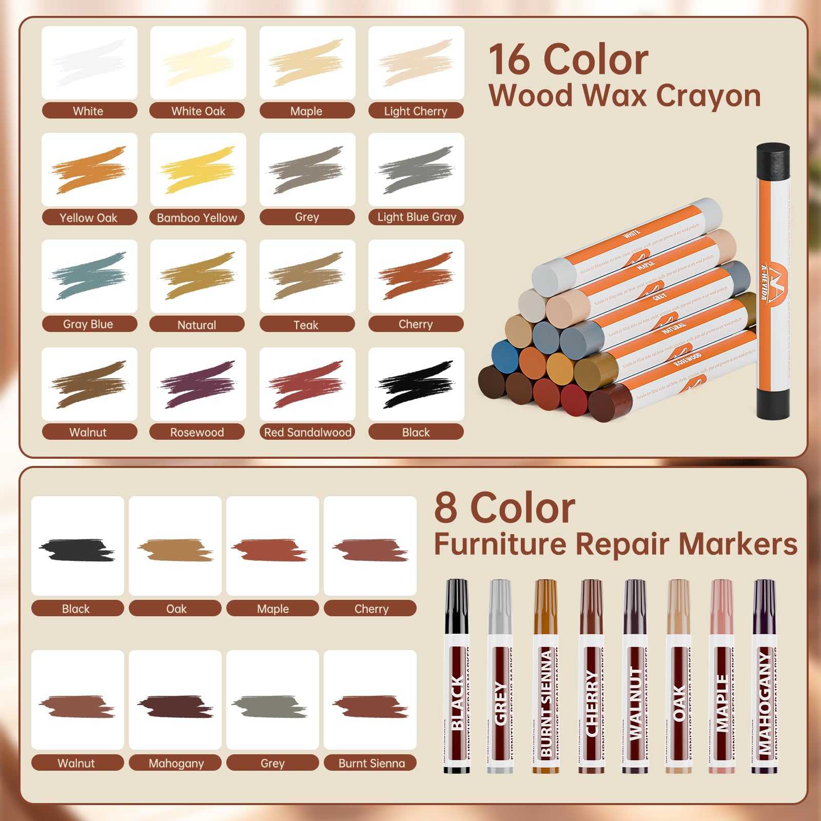 Wood Filler Putty Sticks