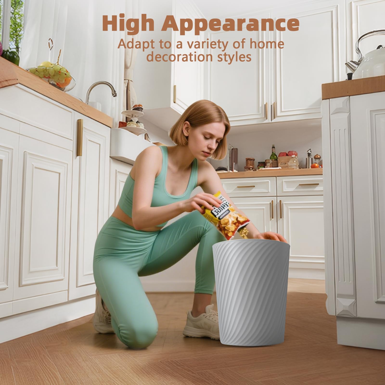 Small Trash Can 1.8 Gallons (3 Count)