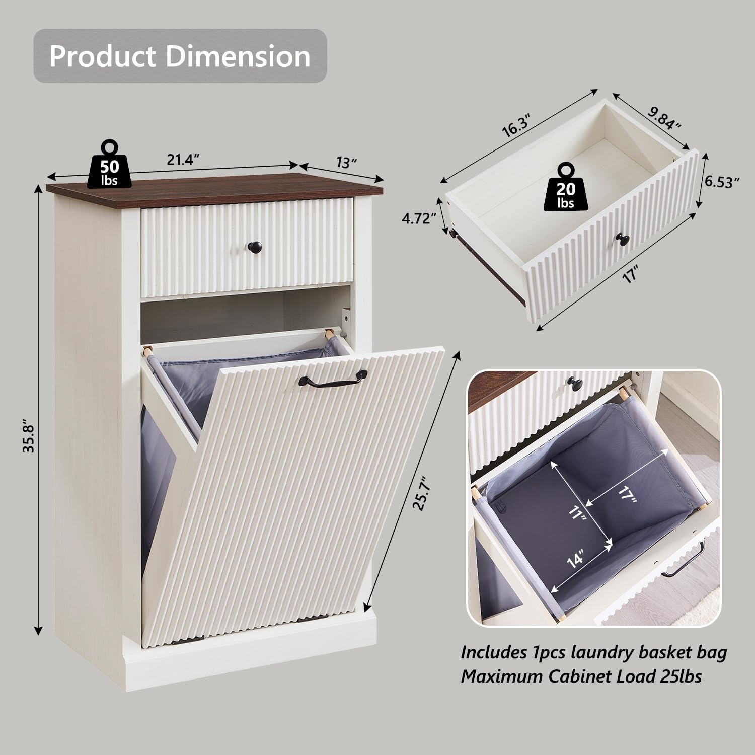 Tilt Out Trash Can Cabinet
