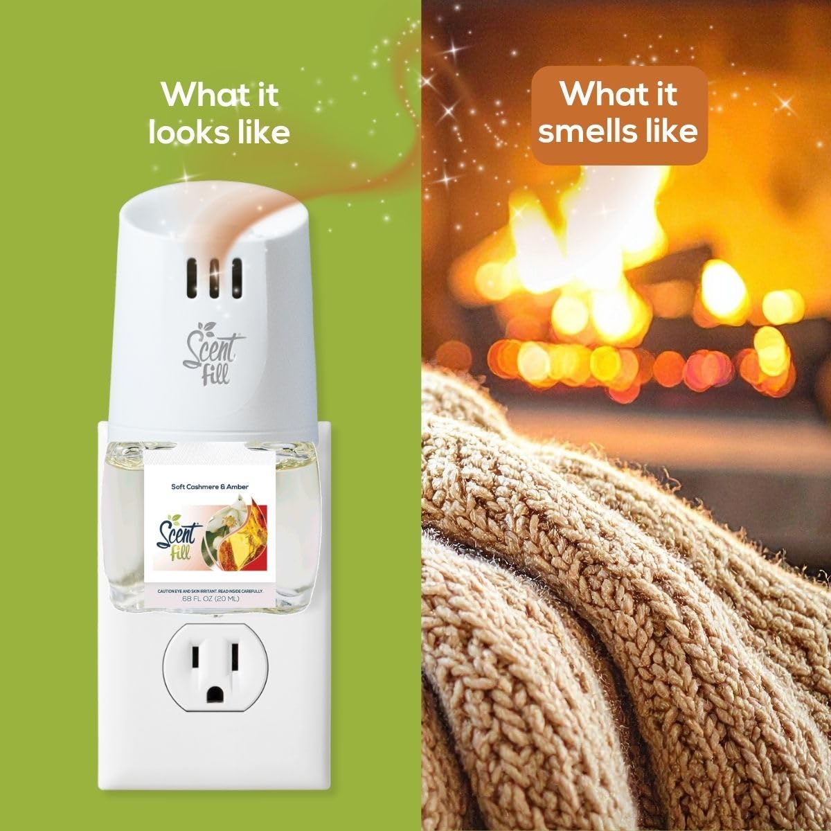 Soft Cashmere & Amber Plug in Air Freshener (2.72 Fl Oz)