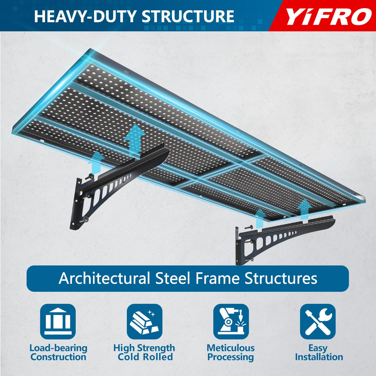 4 Pack 1.5x4ft Heavy Duty Garage Wall Shelving (4 Count)