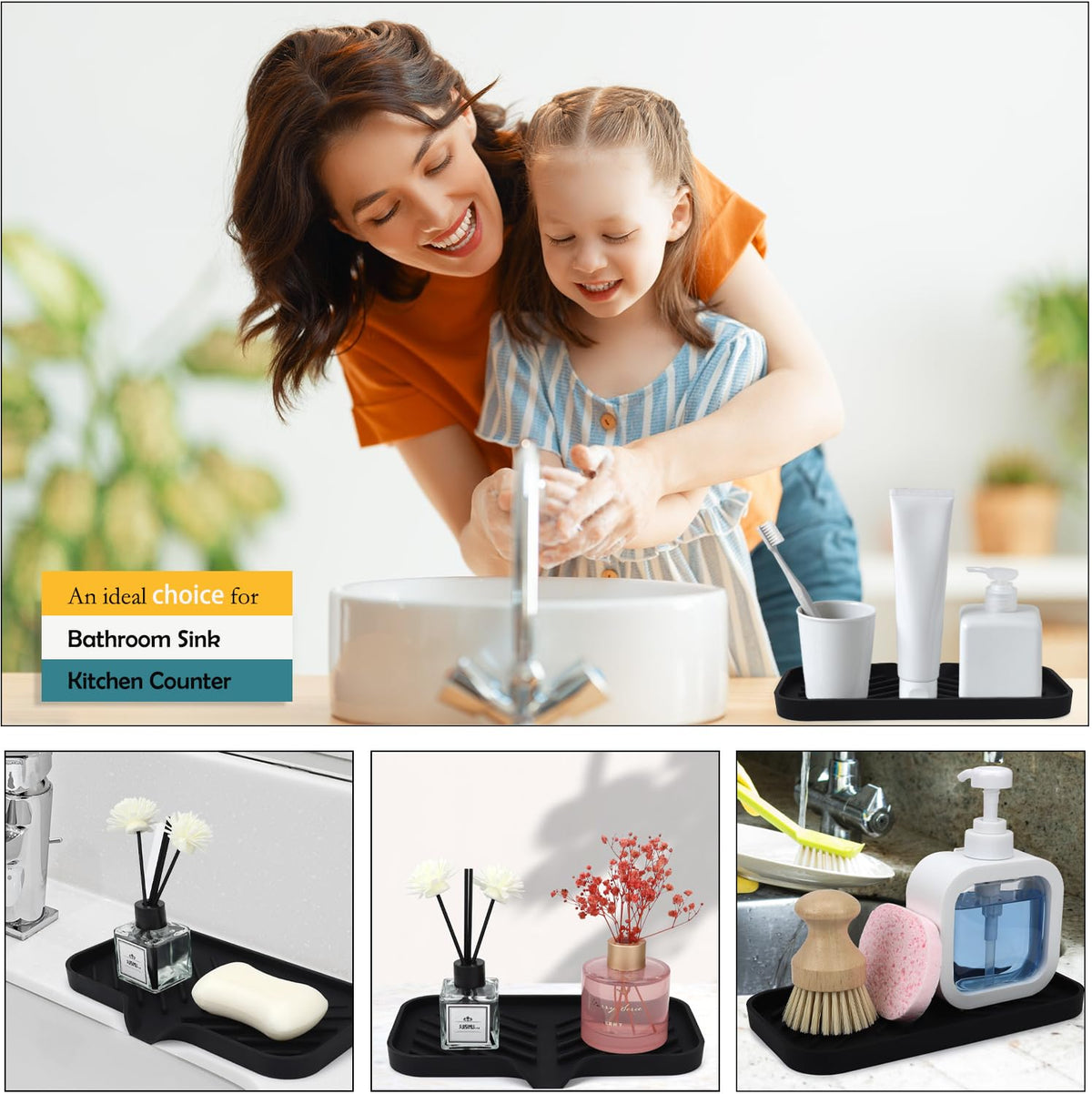 Silicone Bathroom Soap Dishes (5.6 Ounce)