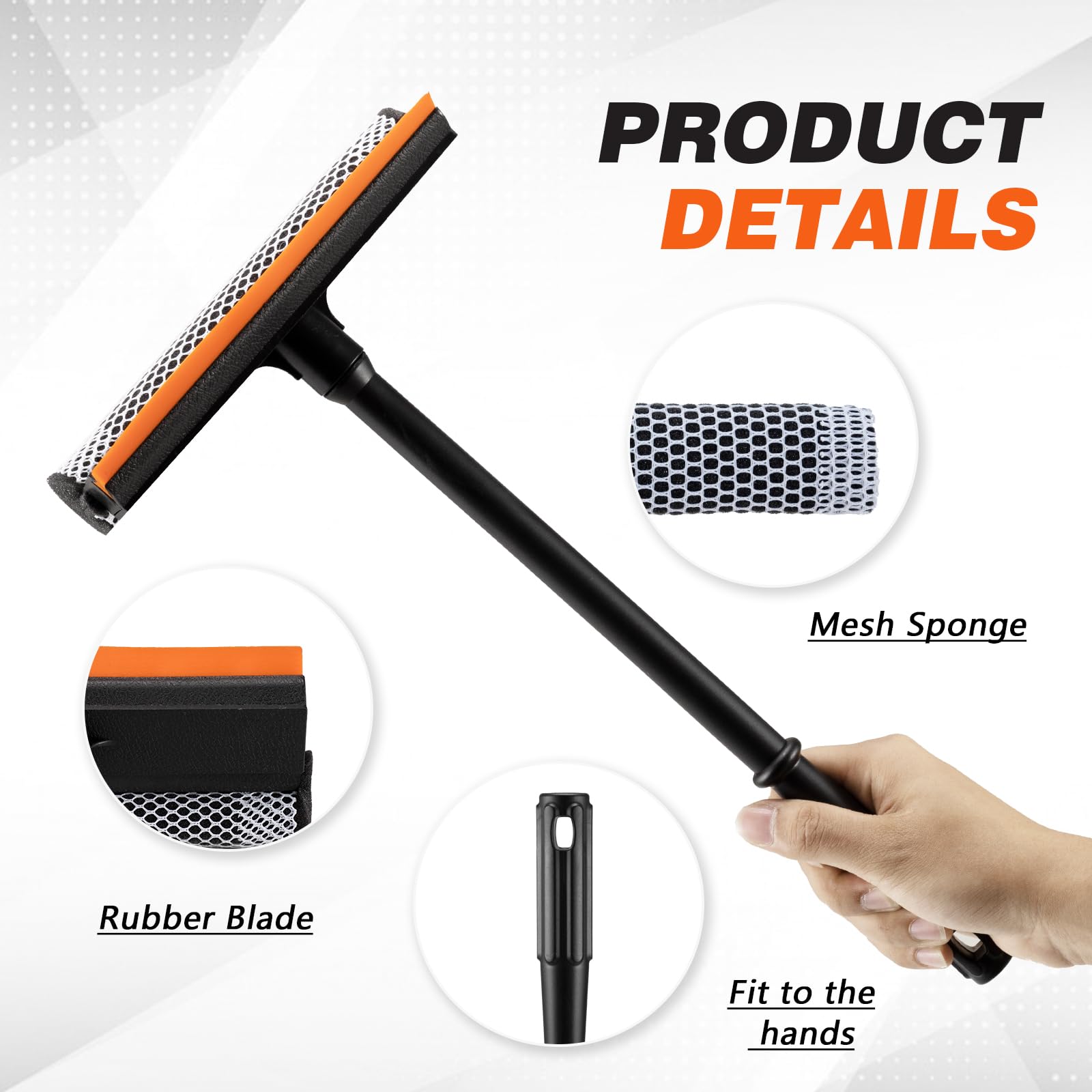 2 in1 Window Squeegee for Car
