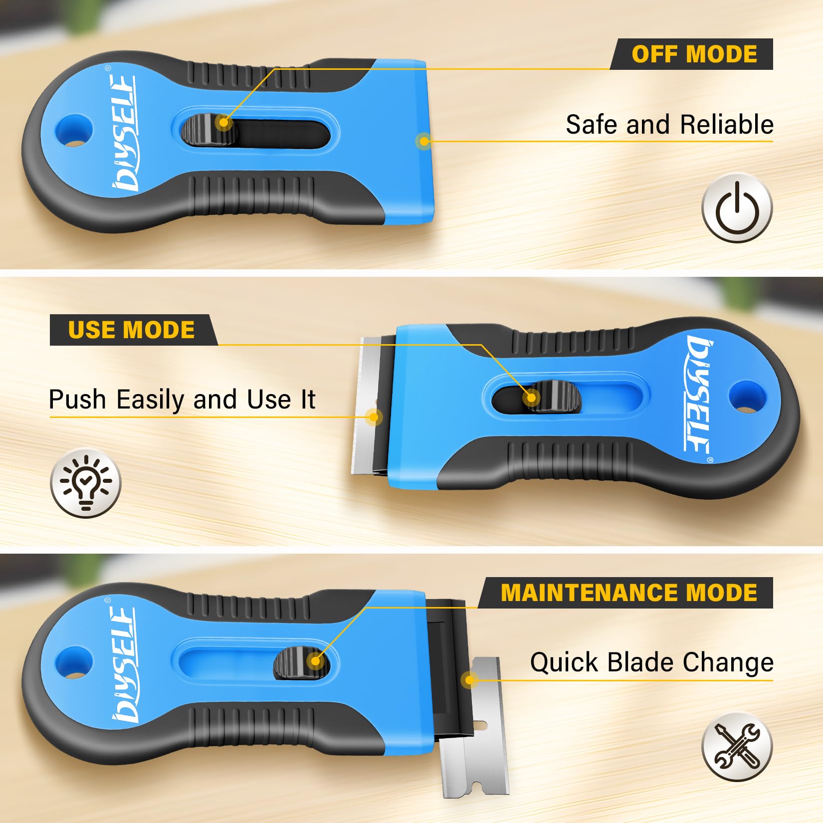 2 Pack Glass Scraper