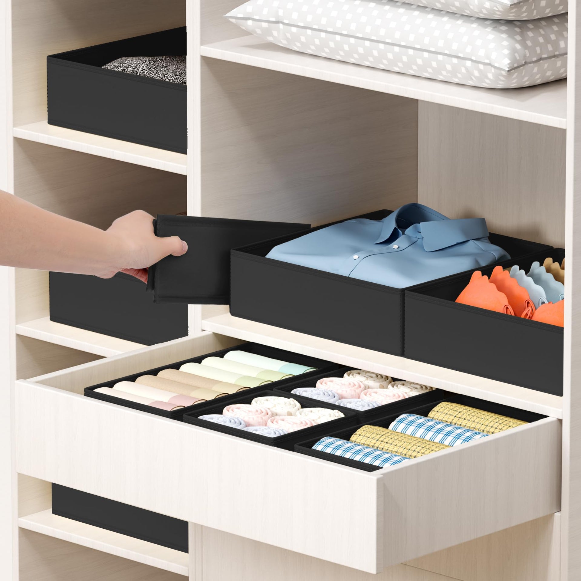 Drawer Organizer Clothes (16 Count)