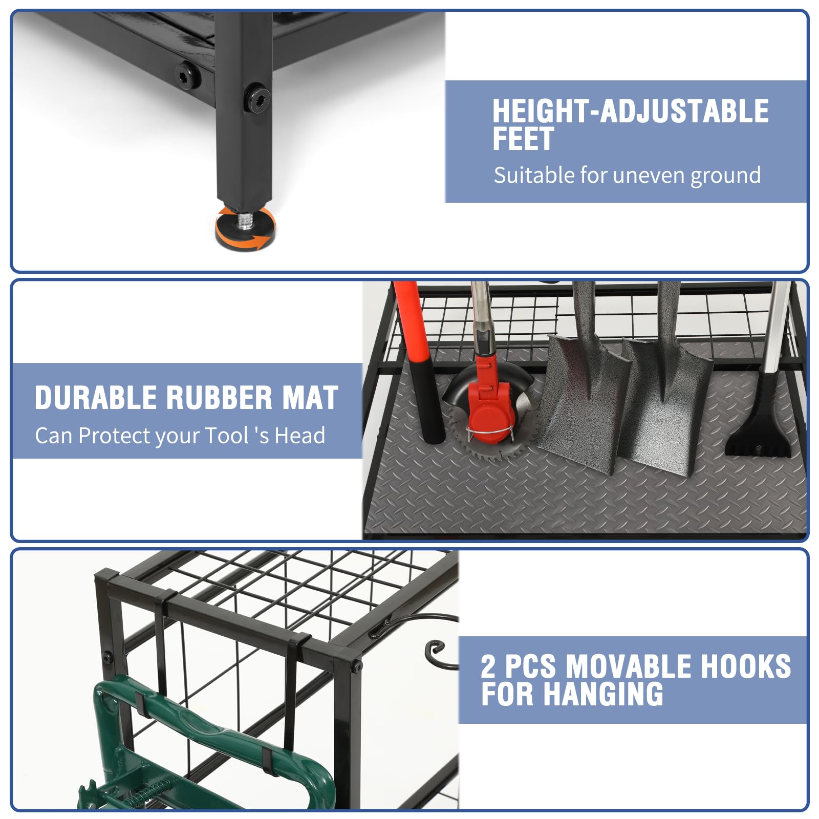 Garden Tool Organizer for Garage