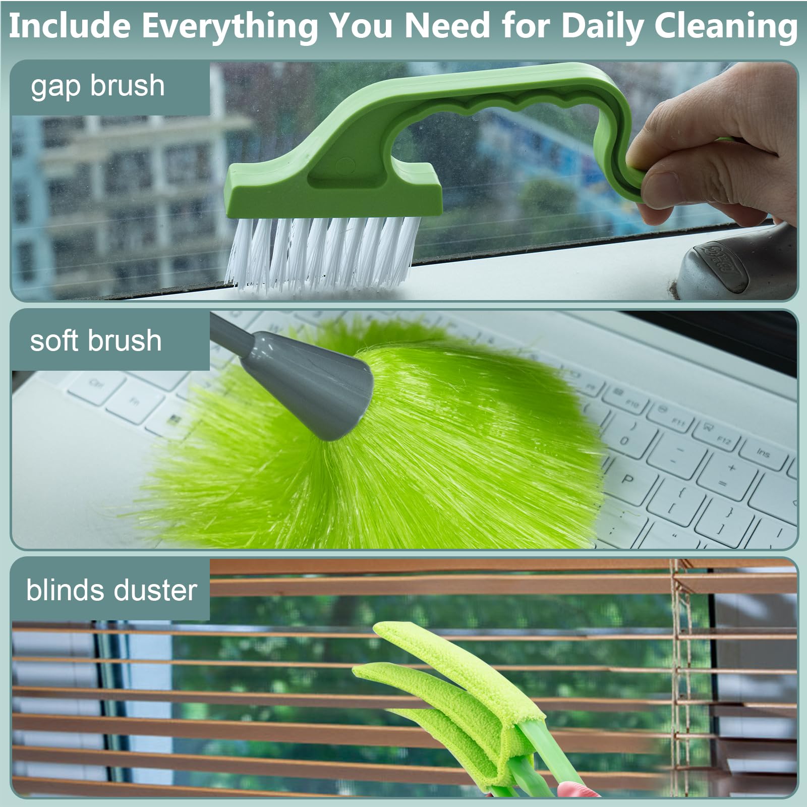 8 Ft Microfiber Duster with Extension Pole