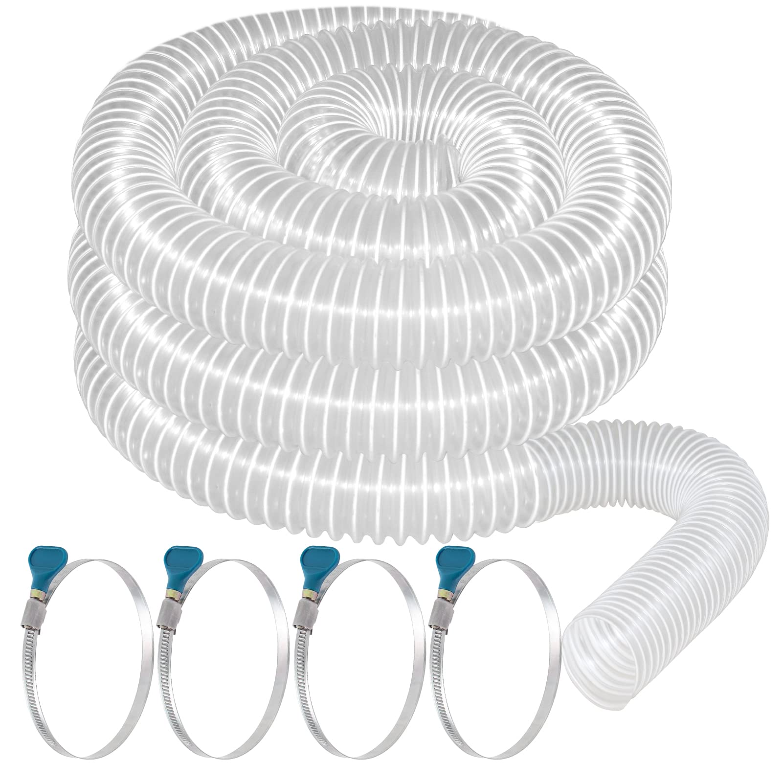 2 1 2" x 20' PVC Dust Collection Hose