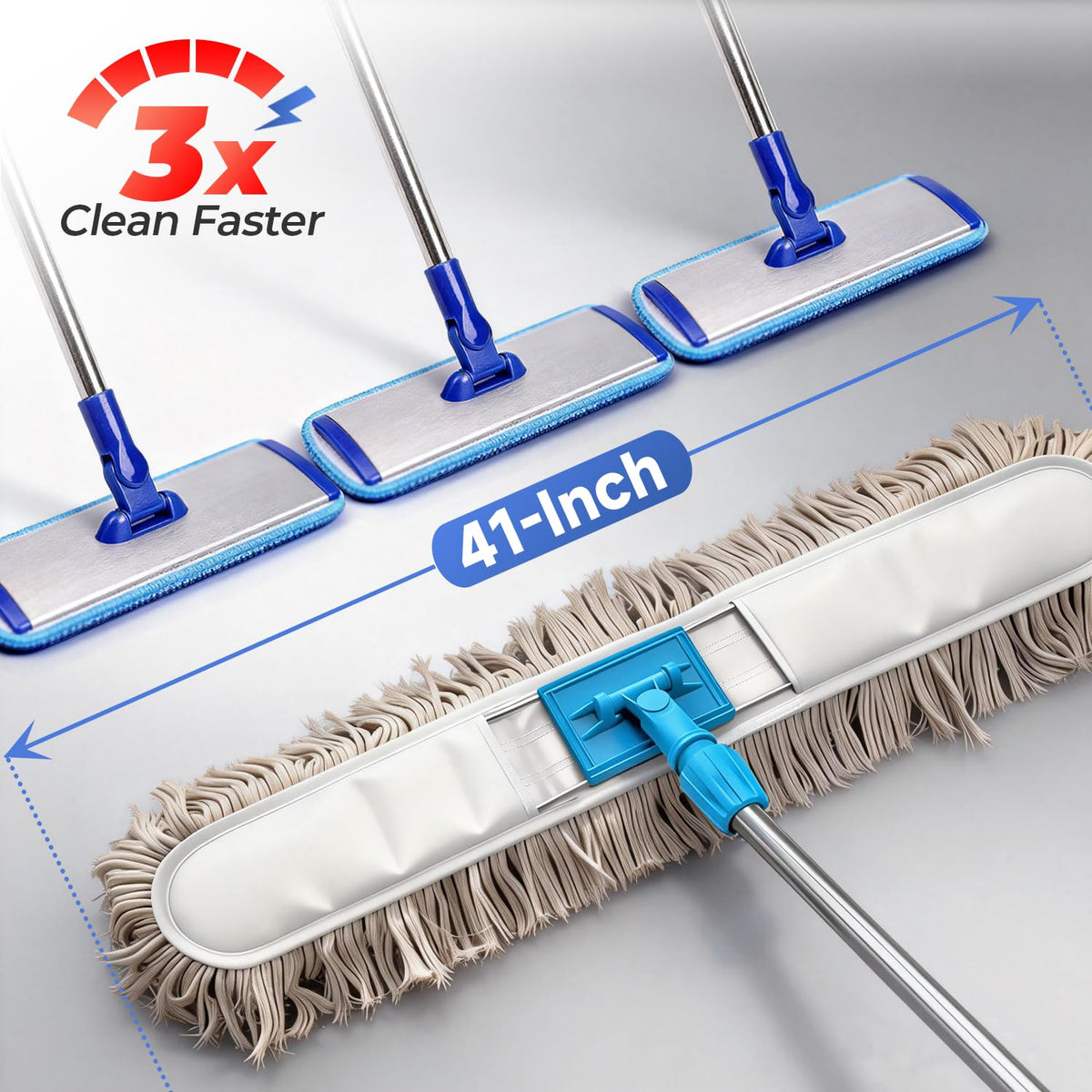 41” Commercial Dust Mop for Floor Cleaning