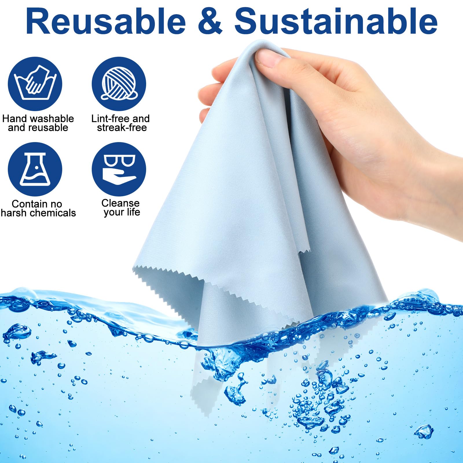 12 Pack Microfiber Cleaning Cloth