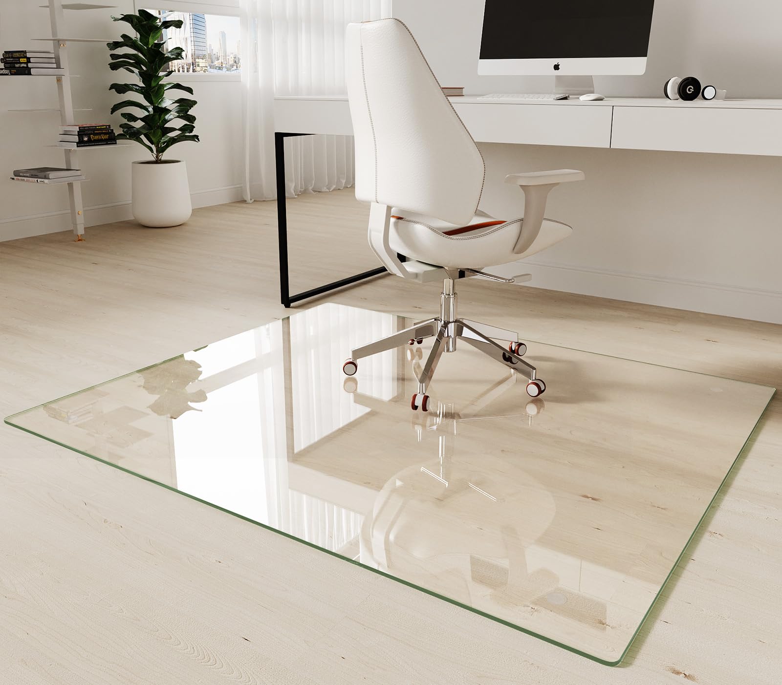 Tempered Glass Chair Mat 46"x55"