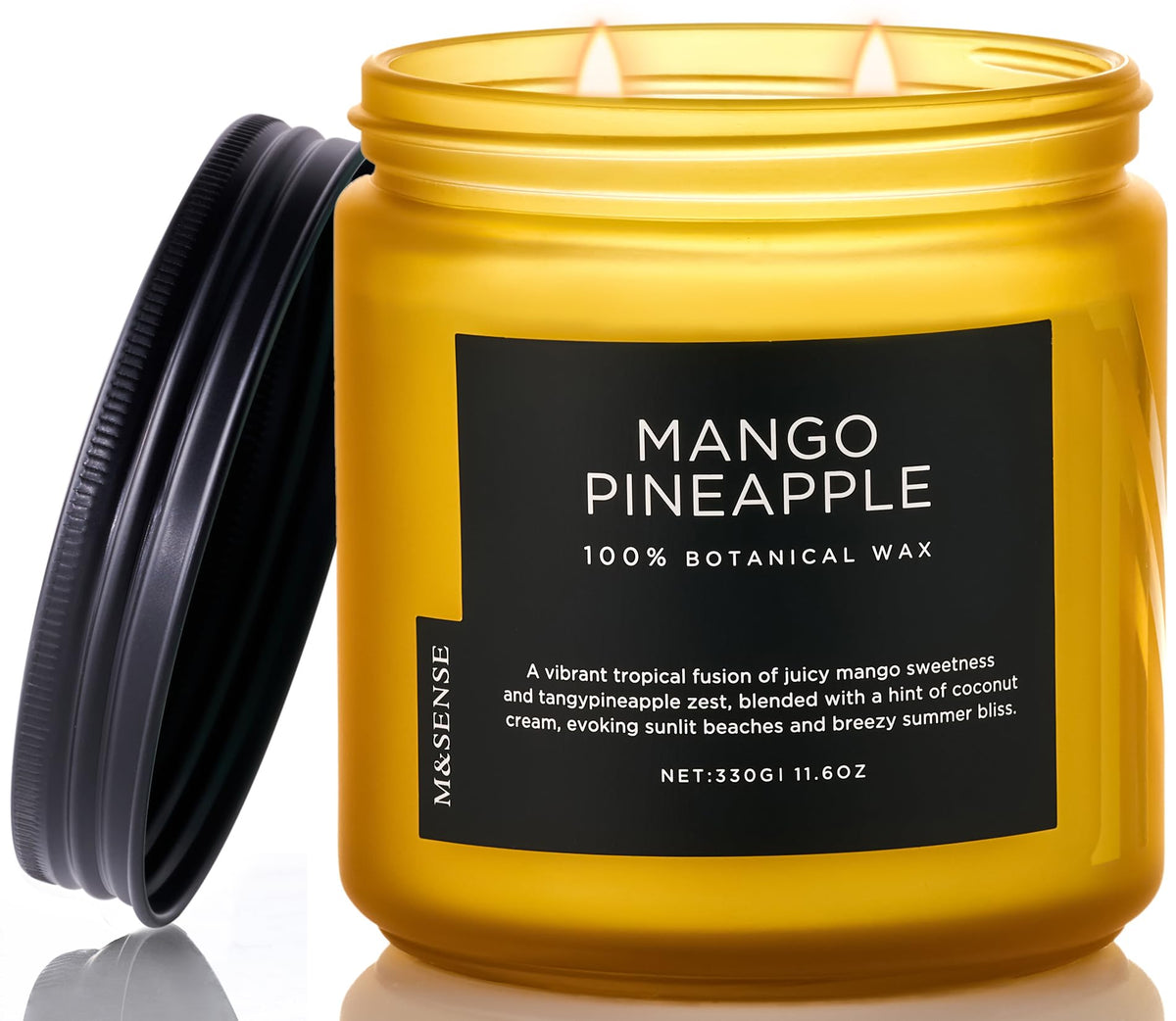 Mango Pineapple Scented Candles for Home (11.6 Ounce)