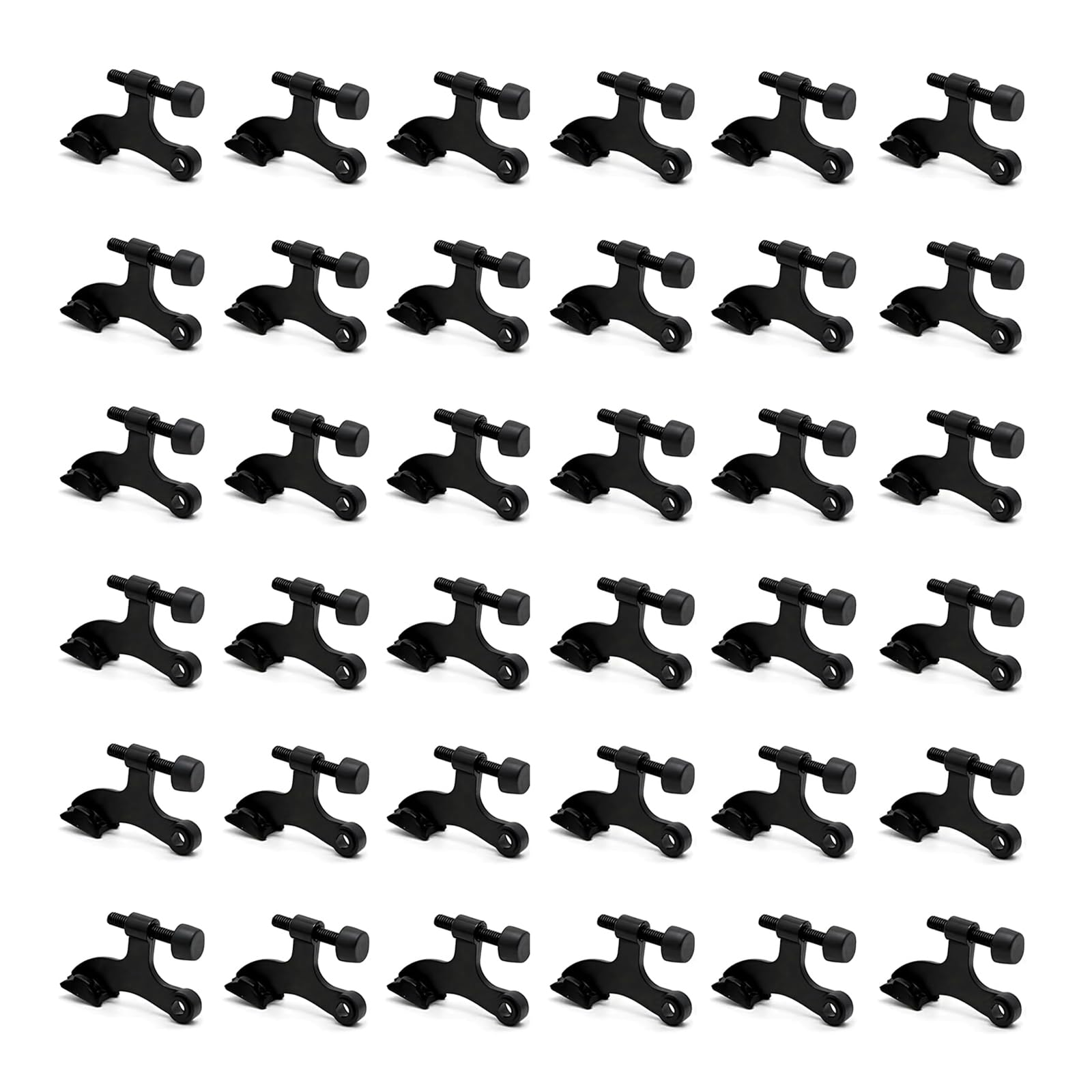 36Pack Hinge Pin Black Door Stopper