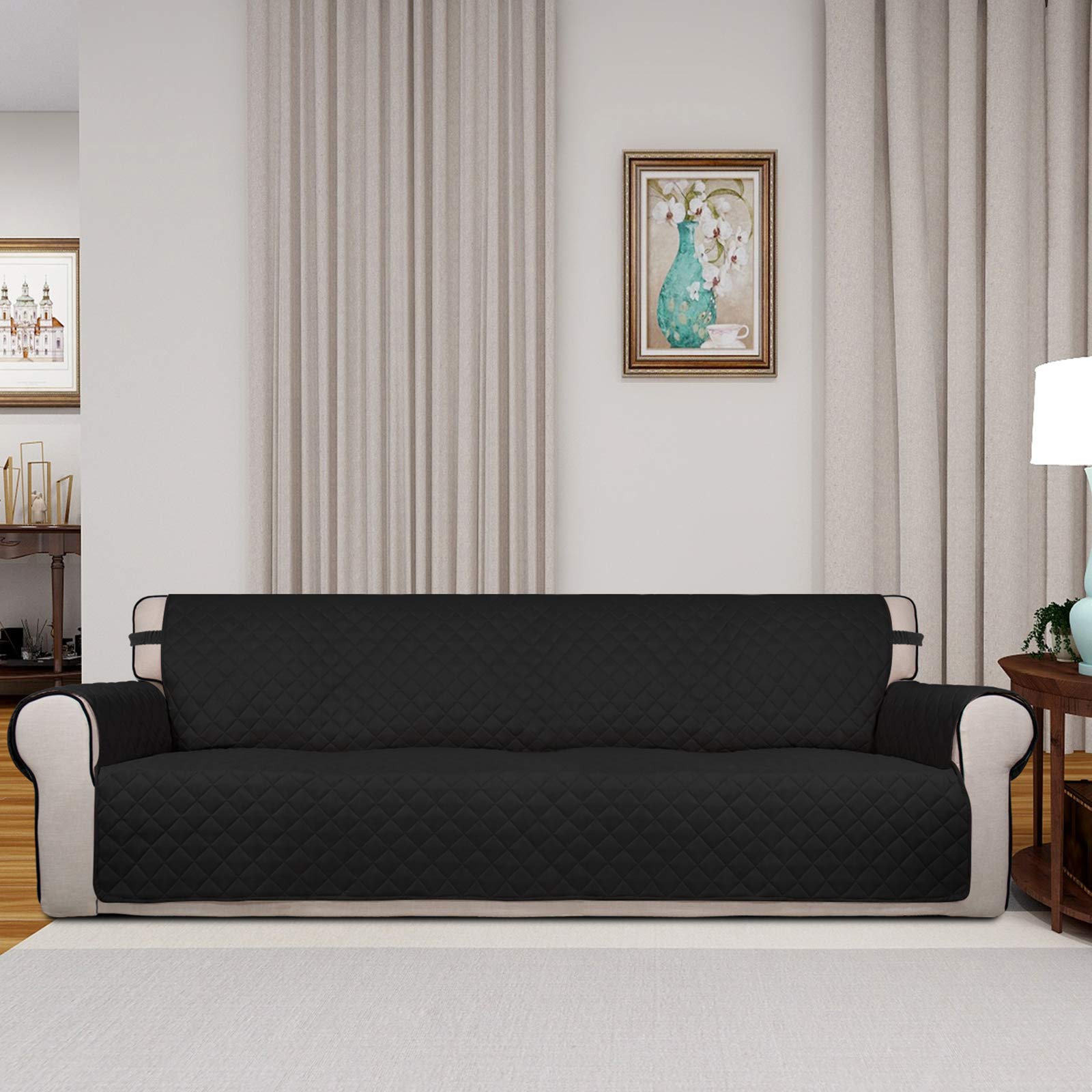 Reversible Quilted Couch Covers for Dogs Sofa Cover 4 Seater 88"