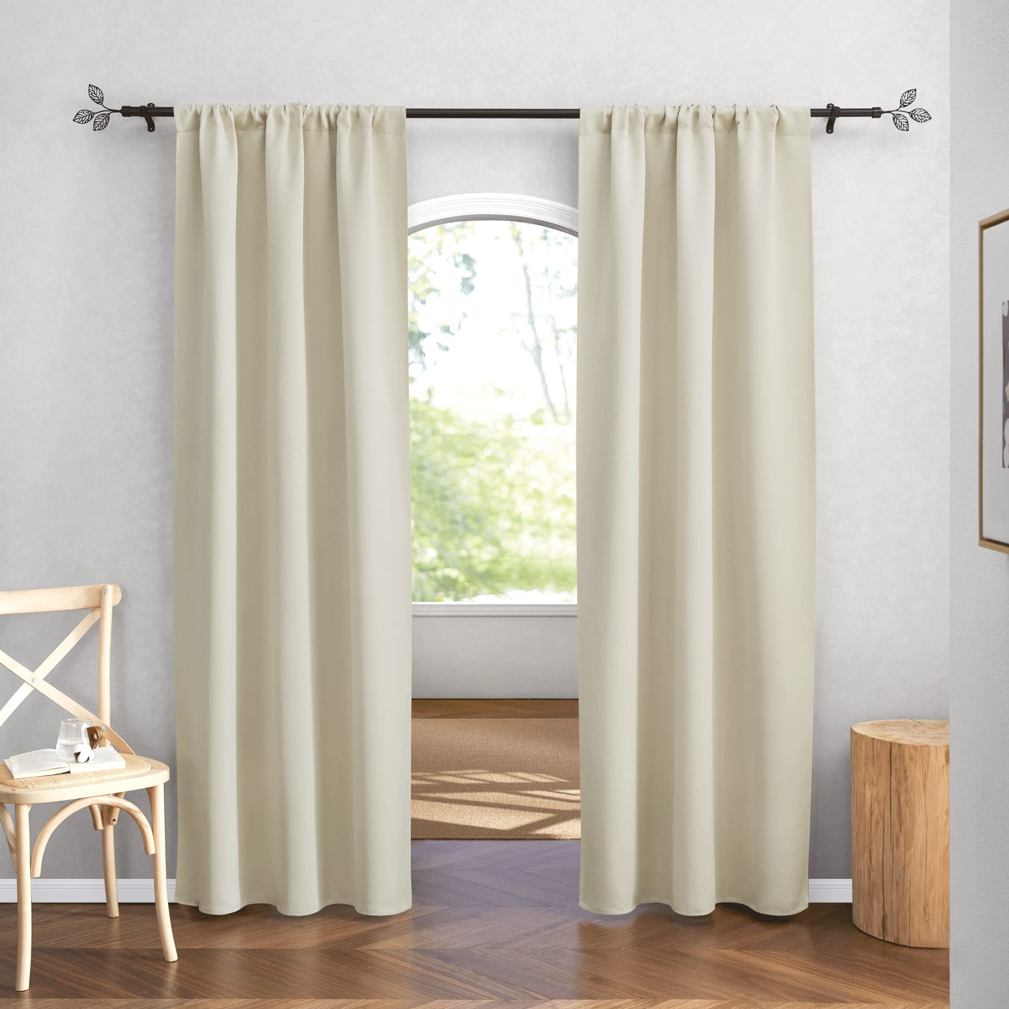 Curtains for Bedroom Living Room Dining Room Office 84 inches Long (2 Count)