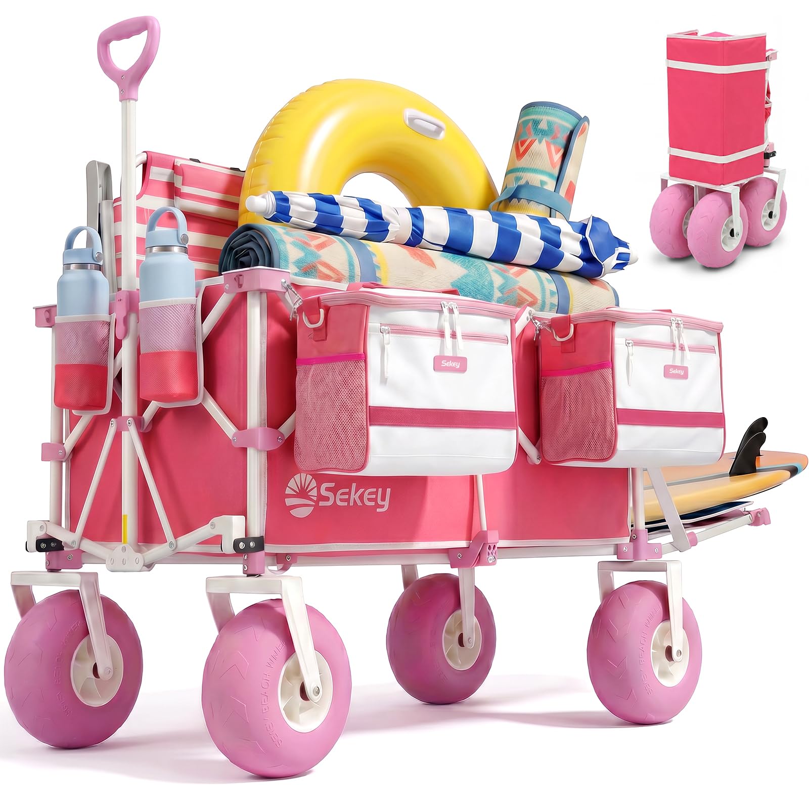 Heavy Duty Beach Wagon with 9