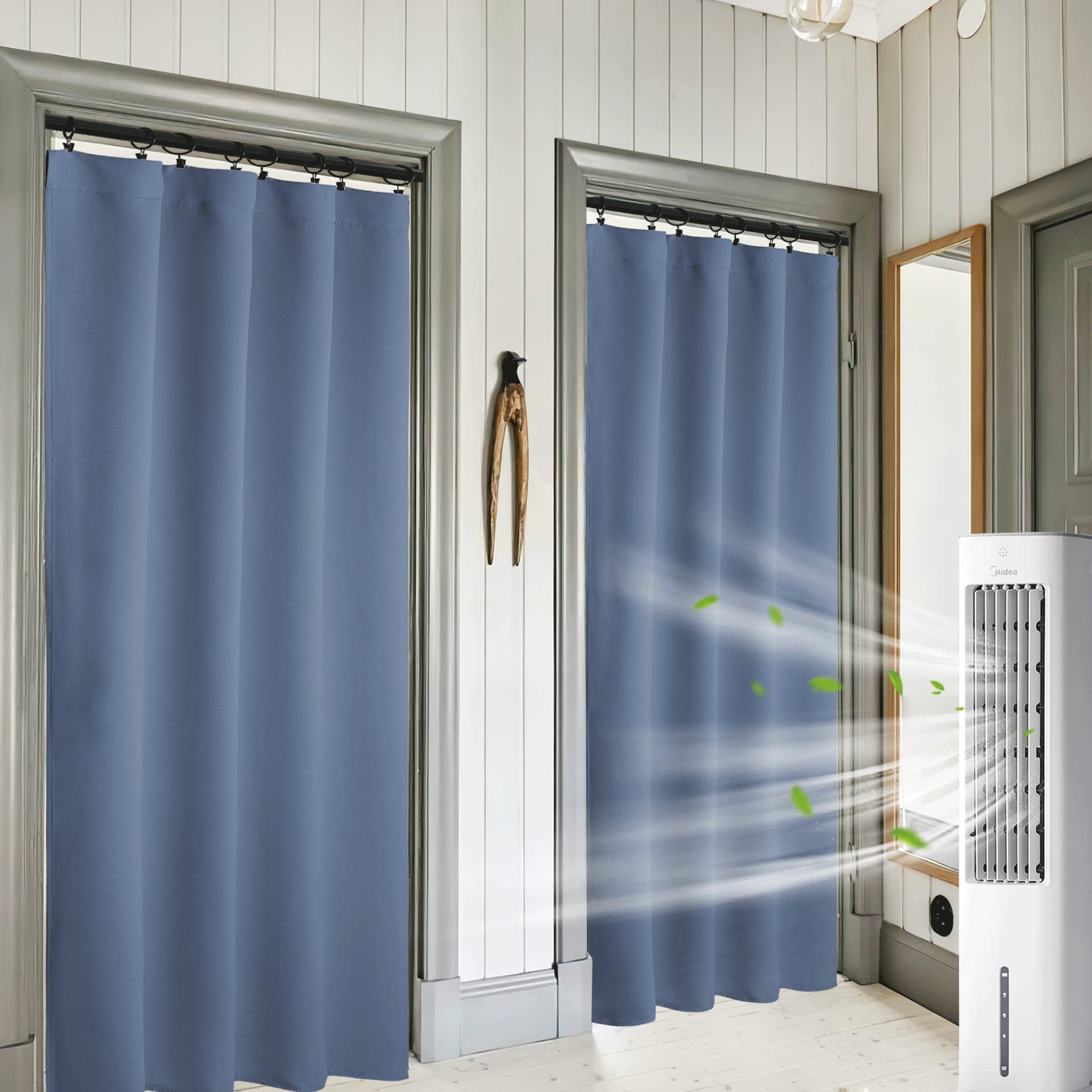 Blackout Curtains for Bedroom Living Dining Room 84 inches Long (2 Count)