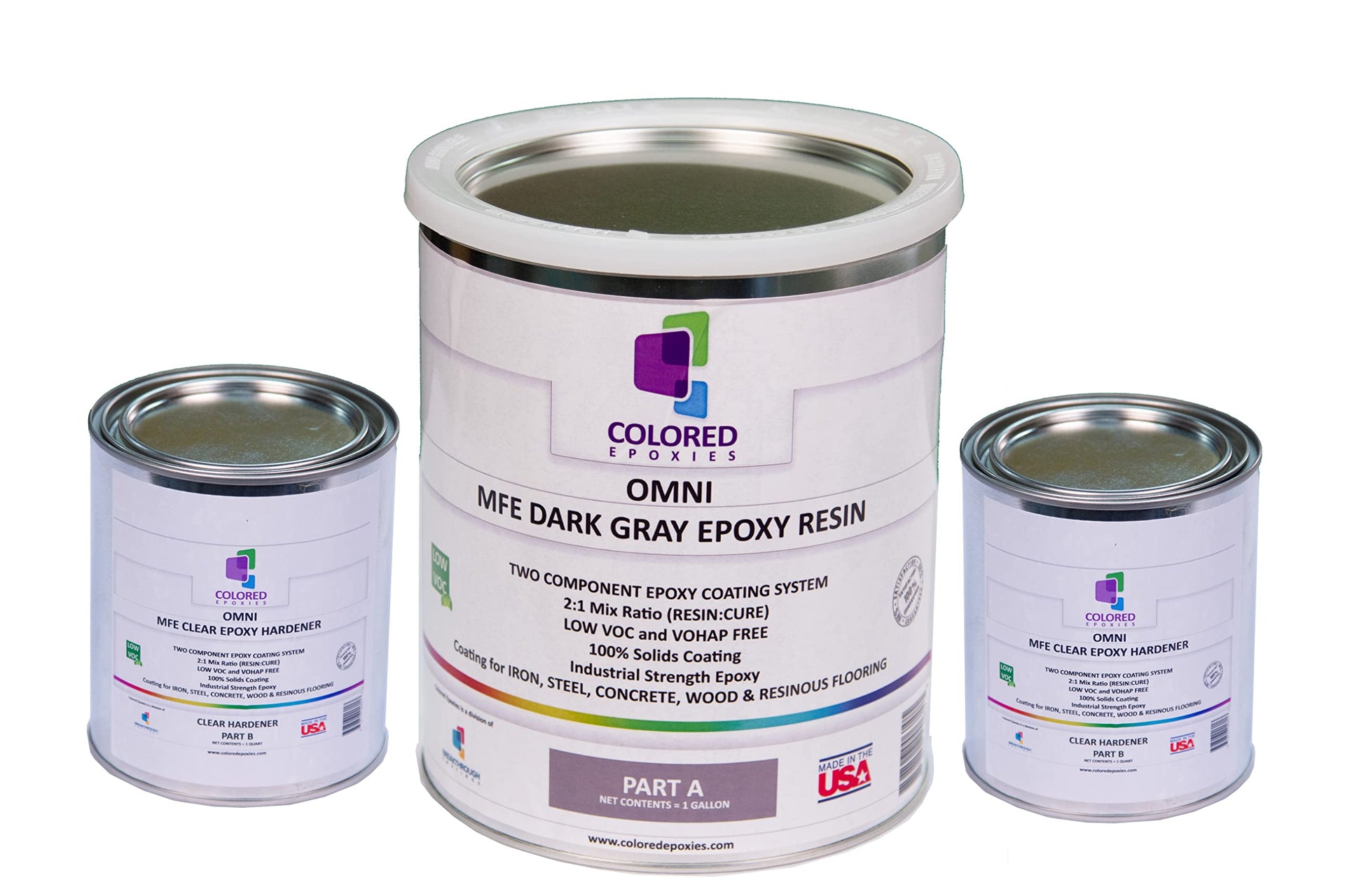 Dark Gray Epoxy Resin for Bar Tops (1920 Fl Oz)